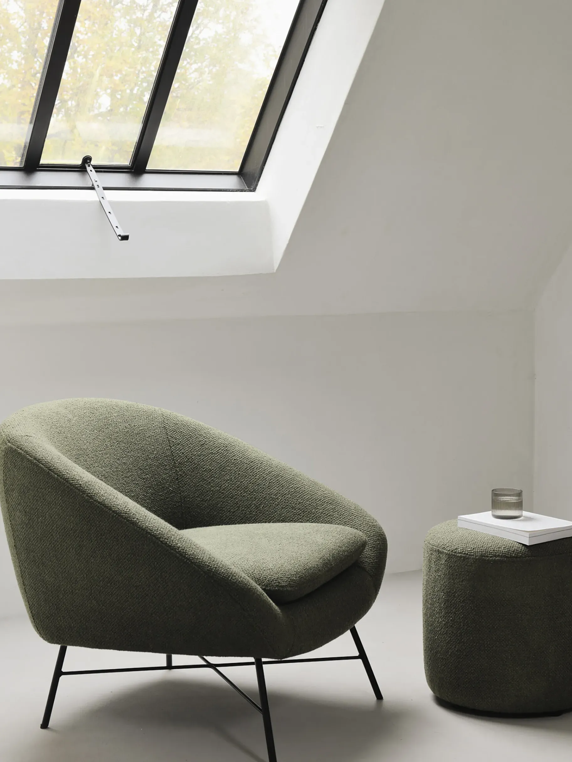 BENSIMON Fauteuils & Canapés<Fauteuil rembourre barrow jacque deneef - ethnicraft VERT