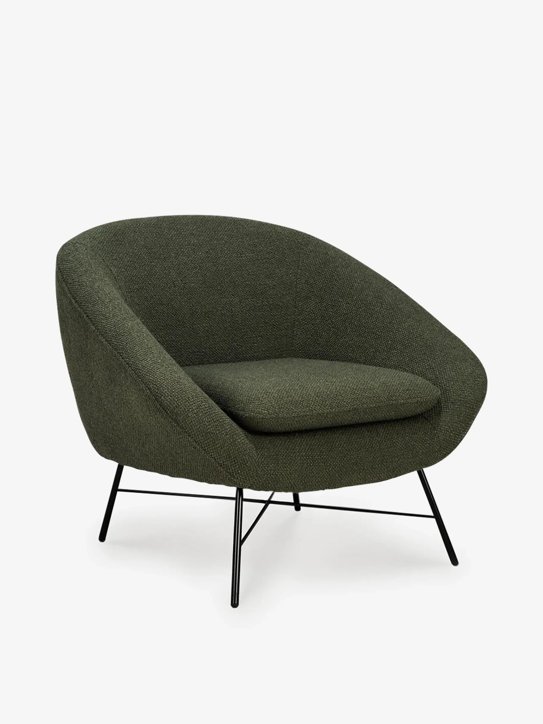 BENSIMON Fauteuils & Canapés<Fauteuil rembourre barrow jacque deneef - ethnicraft VERT