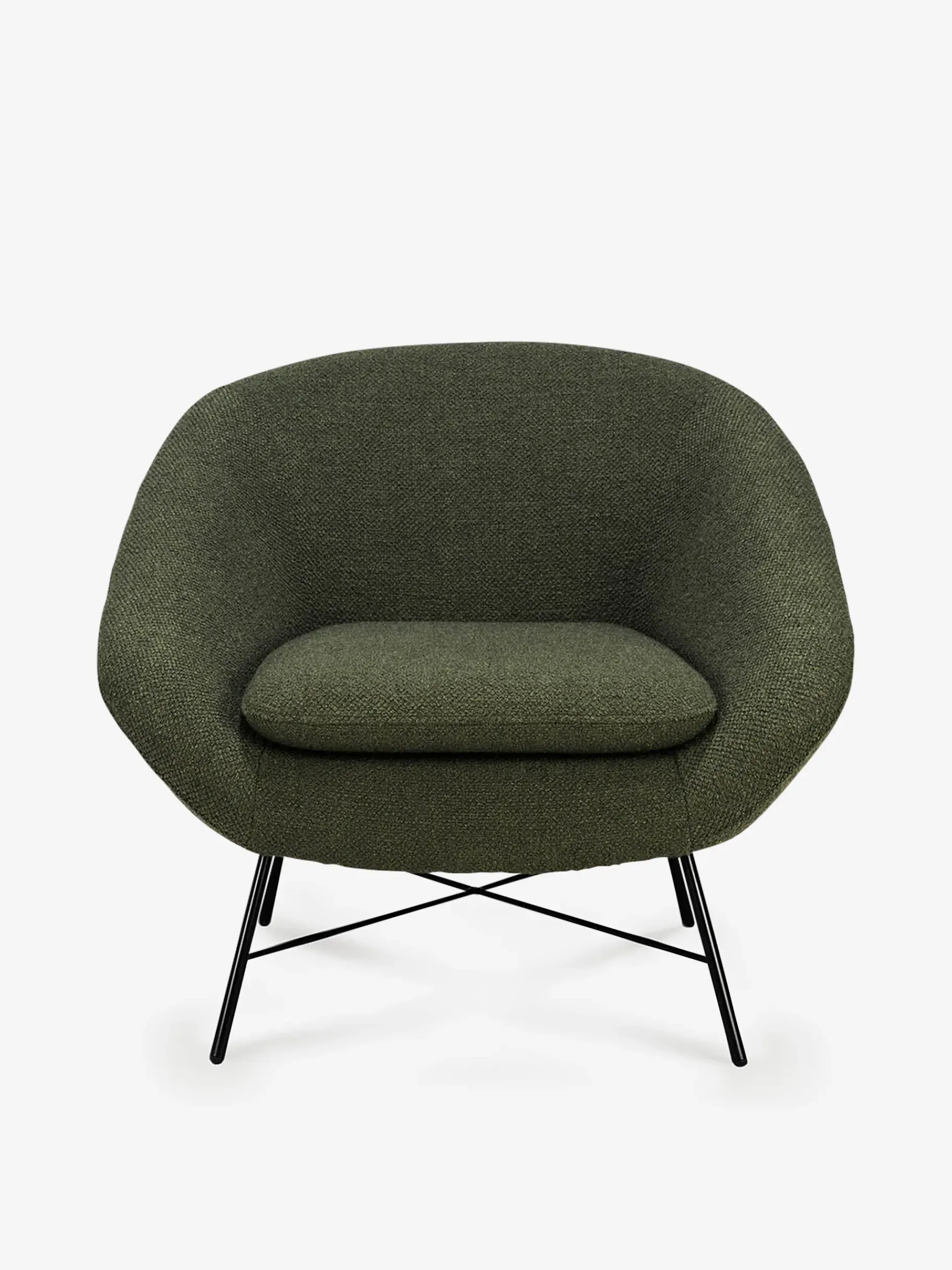 BENSIMON Fauteuils & Canapés<Fauteuil rembourre barrow jacque deneef - ethnicraft VERT