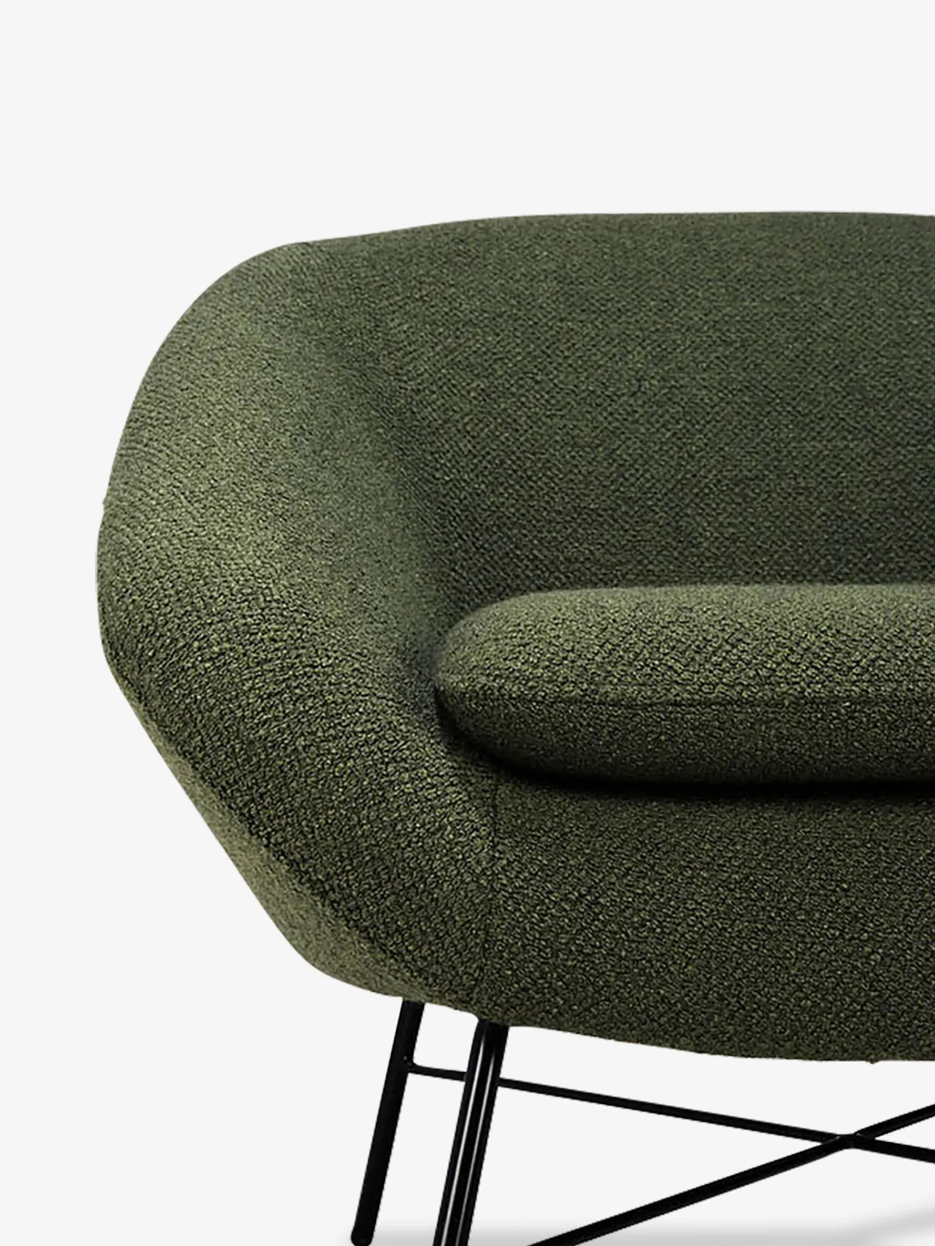 BENSIMON Fauteuils & Canapés<Fauteuil rembourre barrow jacque deneef - ethnicraft VERT