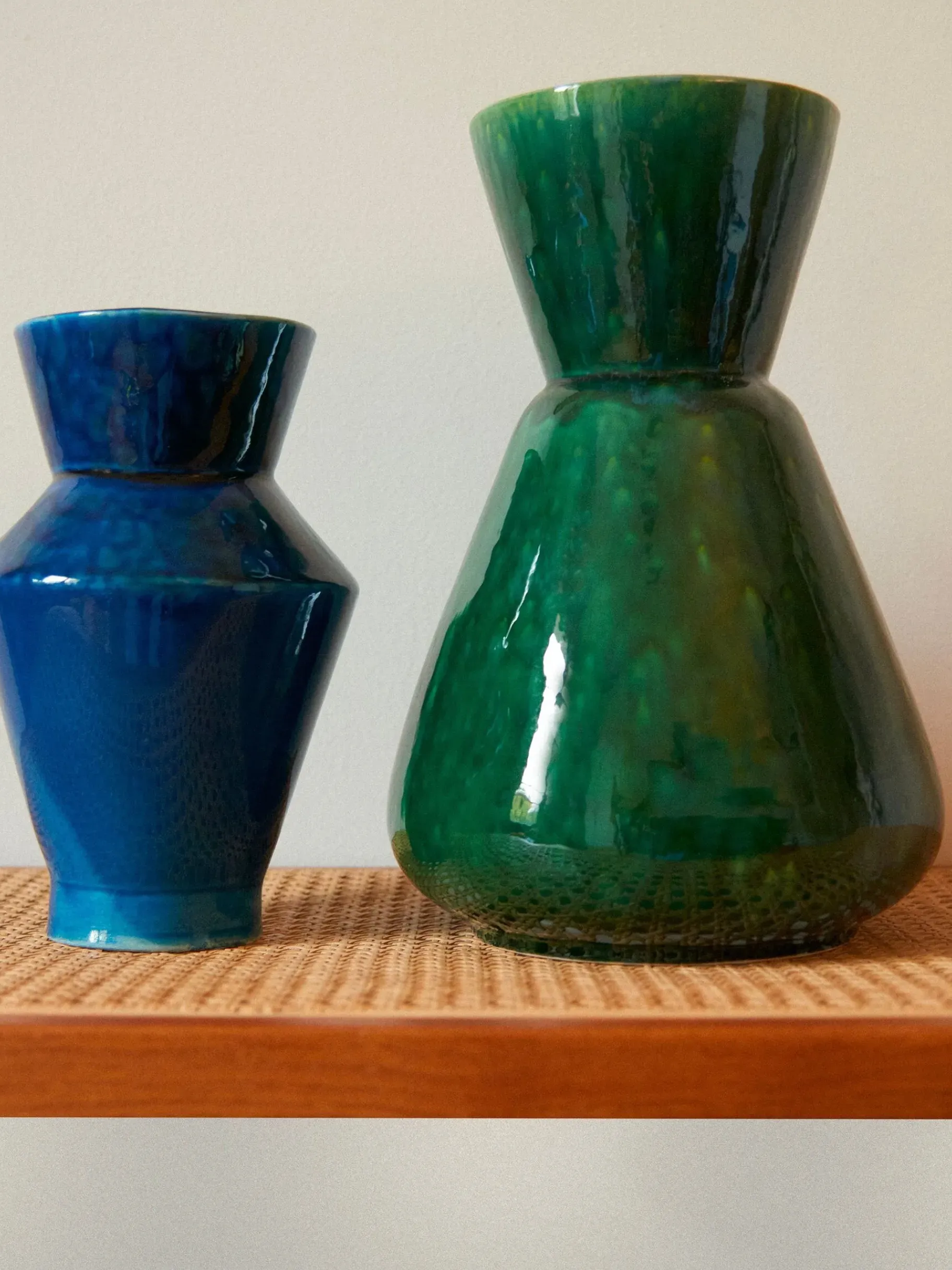 BENSIMON Vases<Grand vase a effet 21x34.5 cm VERT