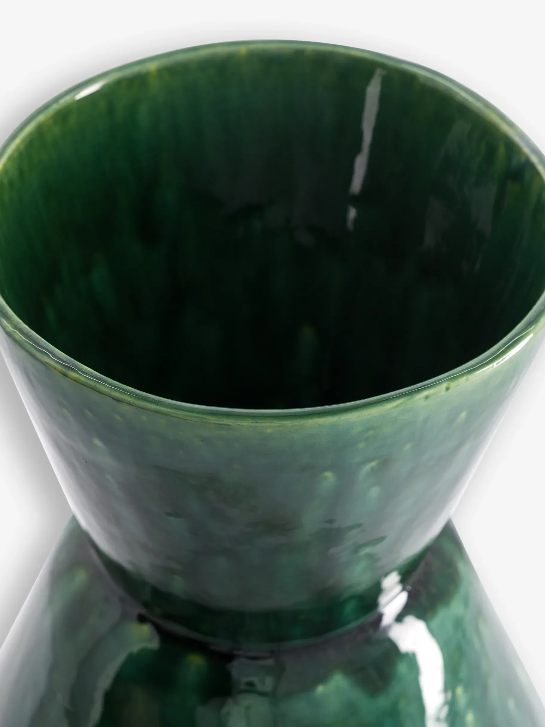 BENSIMON Vases<Grand vase a effet 21x34.5 cm VERT