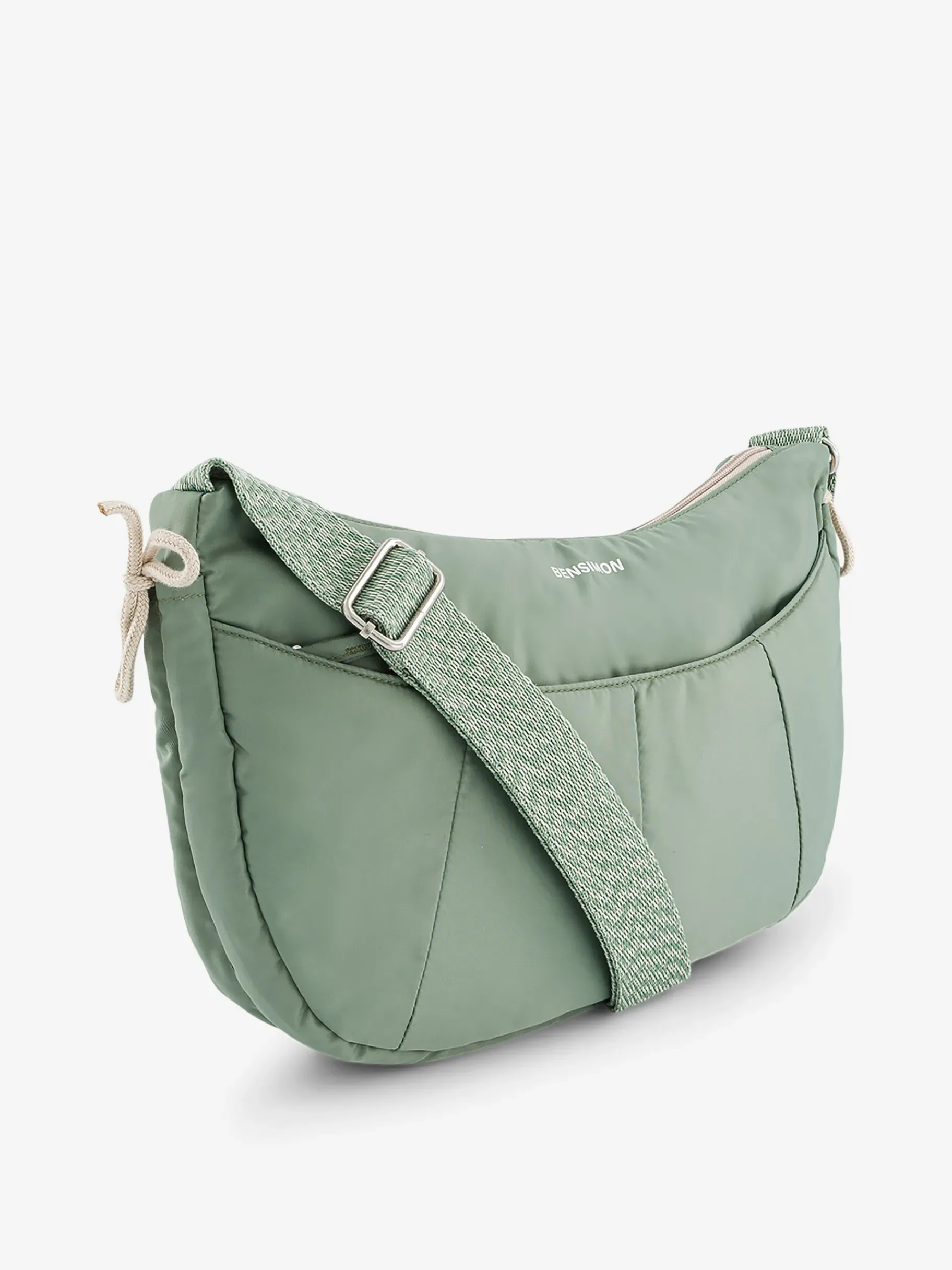 BENSIMON Sacs Porté Épaule<Half moon bag SAUGE