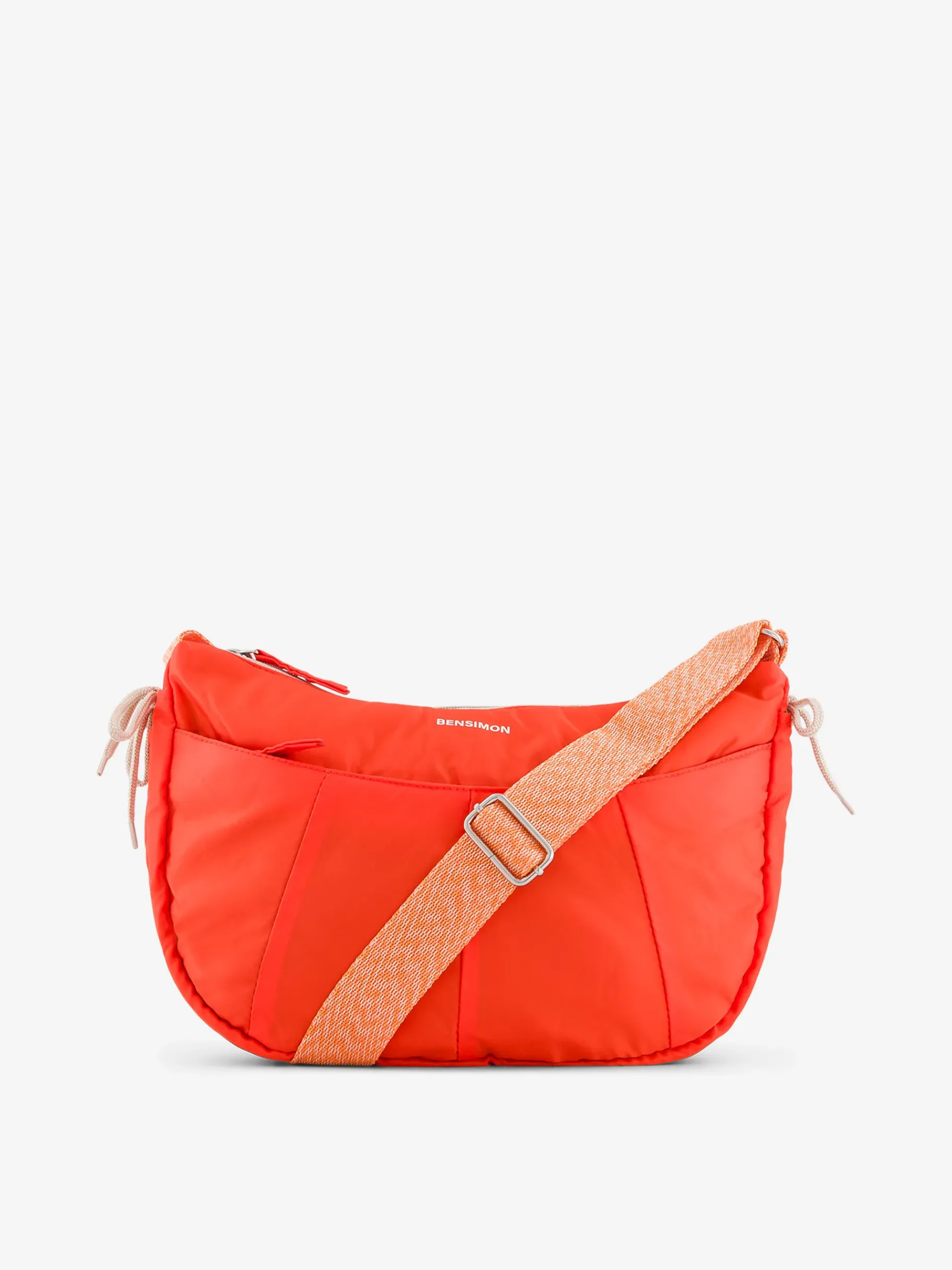 BENSIMON Sacs Porté Épaule<Half moon bag ORANGE VIF