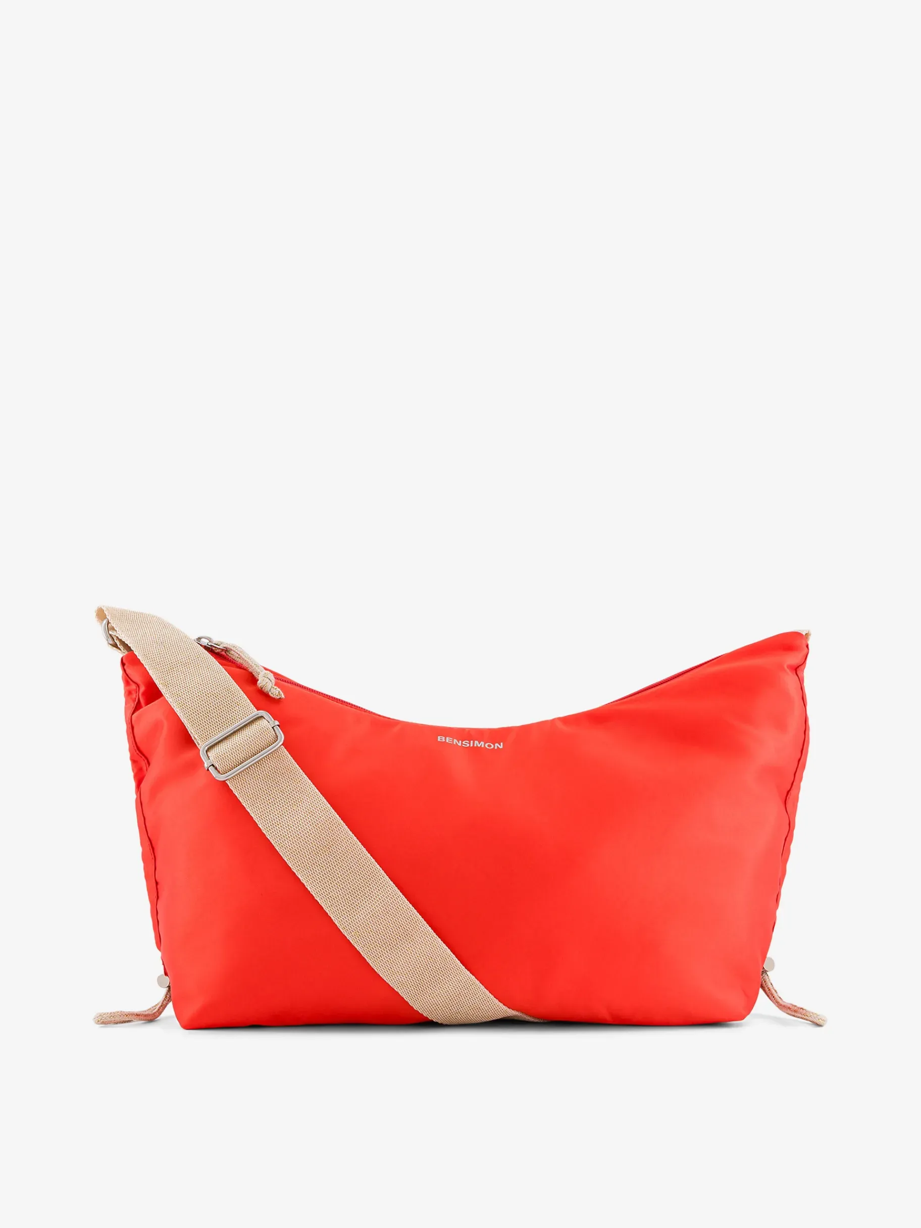 BENSIMON Sacs Porté Épaule<Half moon bag niagara MANDARINE
