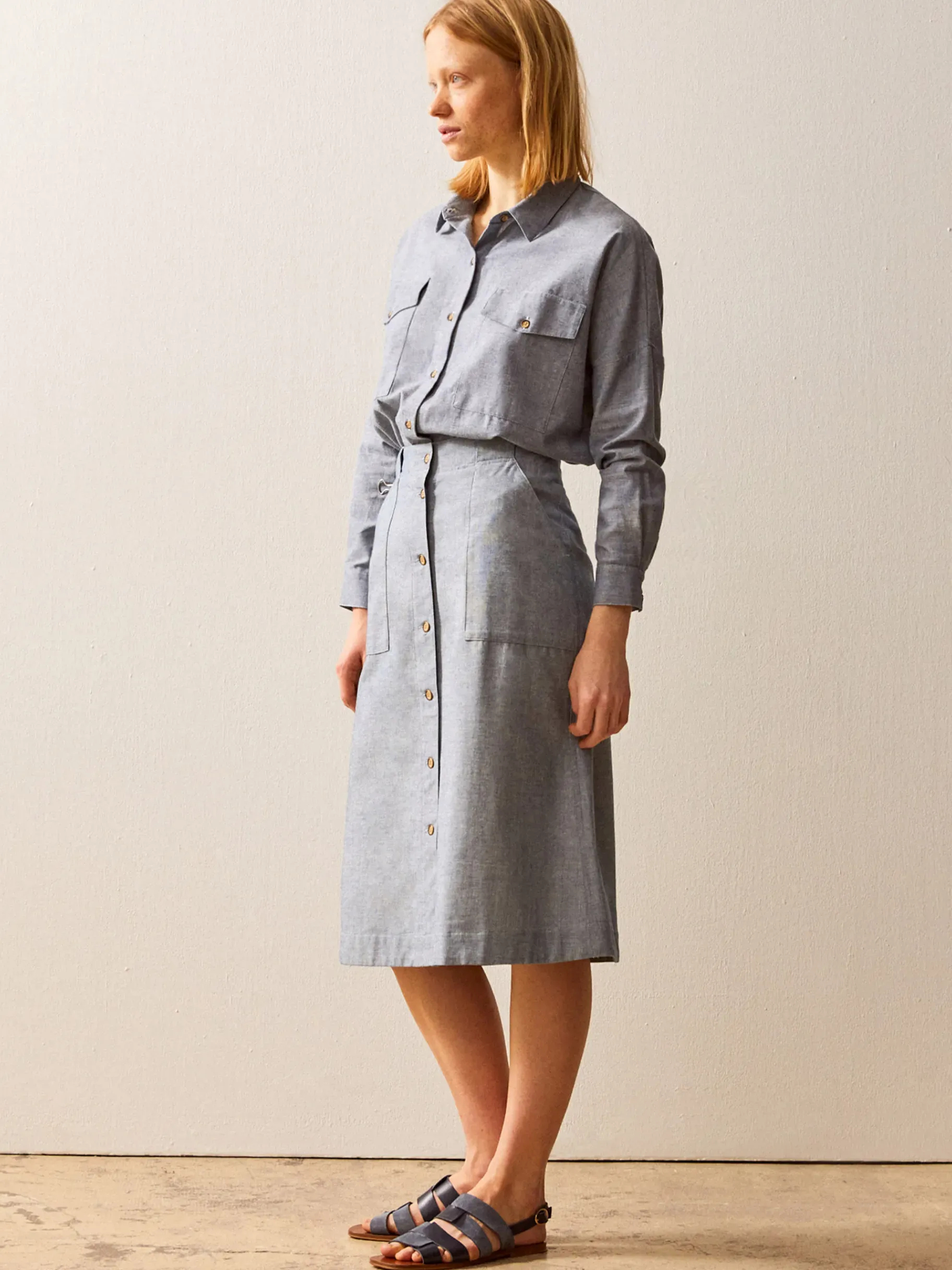 BENSIMON Jupes & Shorts<Jupe hela CHAMBRAY