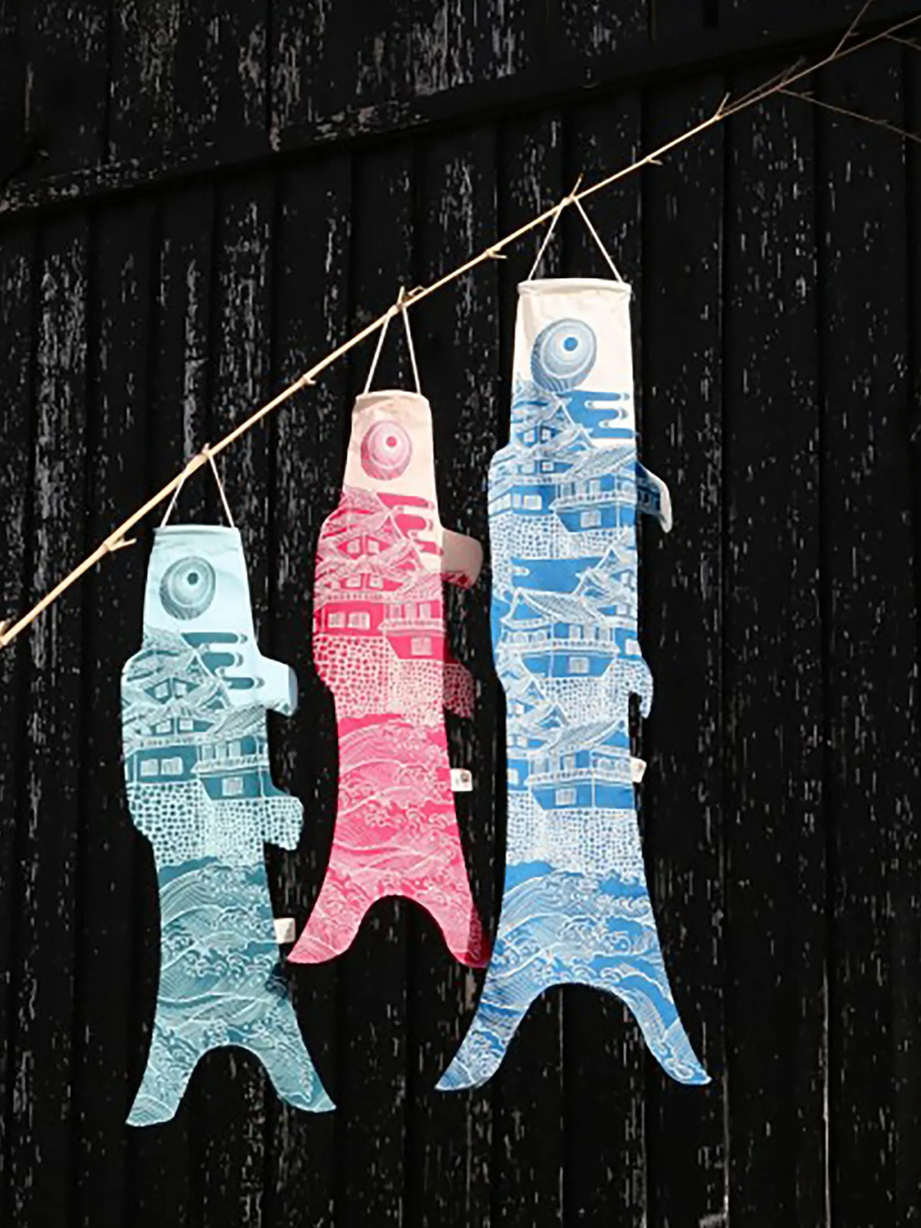 BENSIMON Objets Décoratifs<Koinobori oshiro bleu m - malmo #ffffff