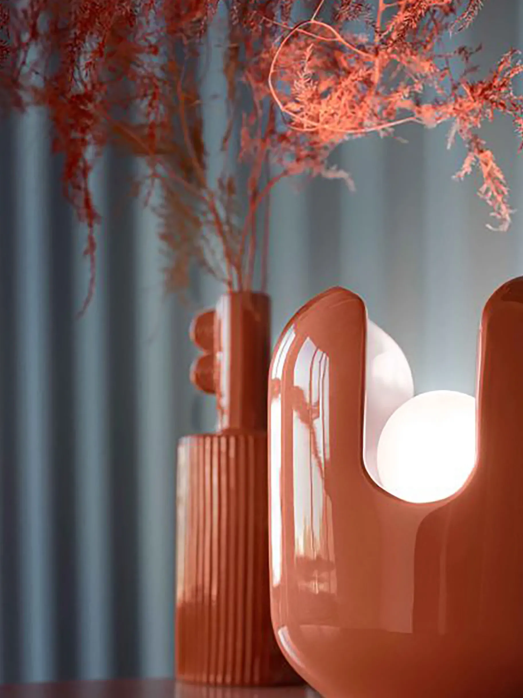 BENSIMON Lampes À Poser<Lampe a poser batucada - ferroluce ROUGE