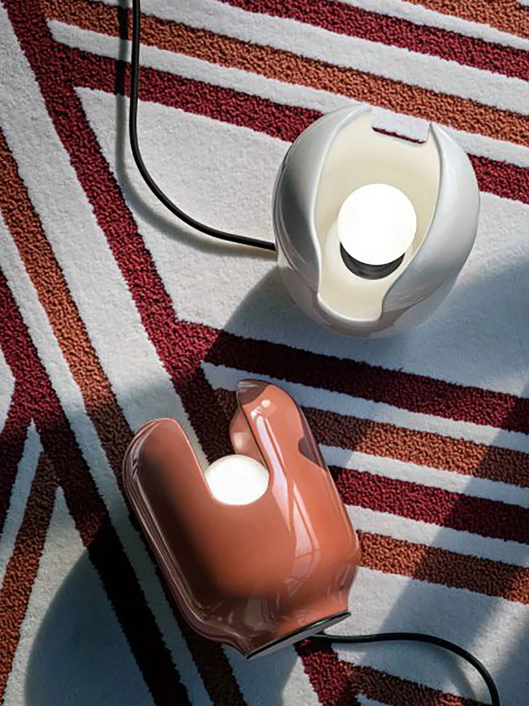 BENSIMON Lampes À Poser<Lampe a poser batucada - ferroluce ROUGE