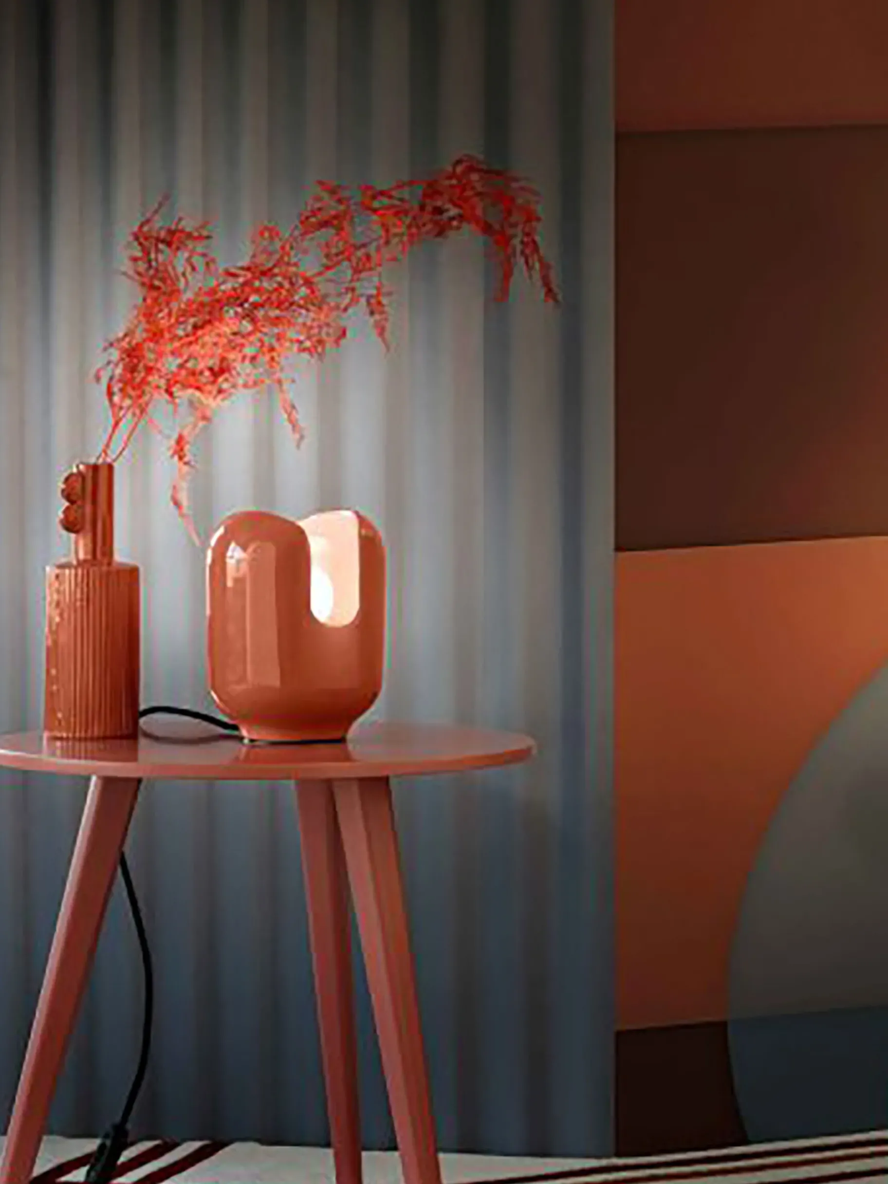 BENSIMON Lampes À Poser<Lampe a poser batucada - ferroluce ROUGE