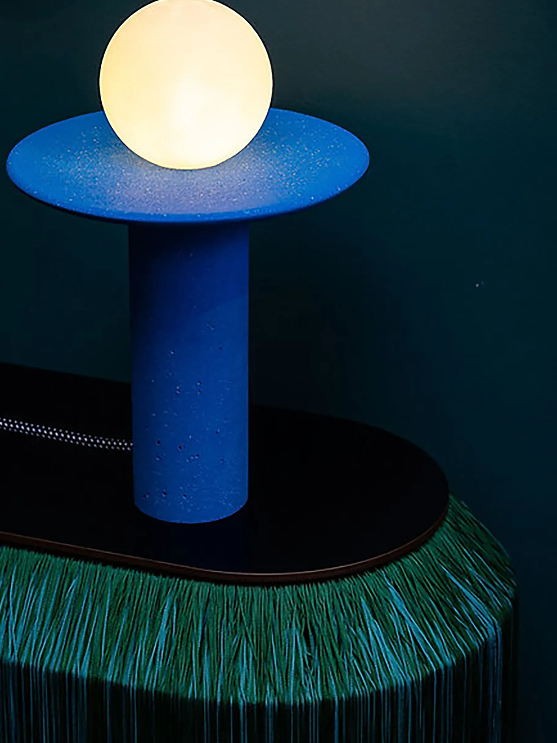 BENSIMON Lampes À Poser<Lampe a poser halo roi h18 - moodli... BLEU
