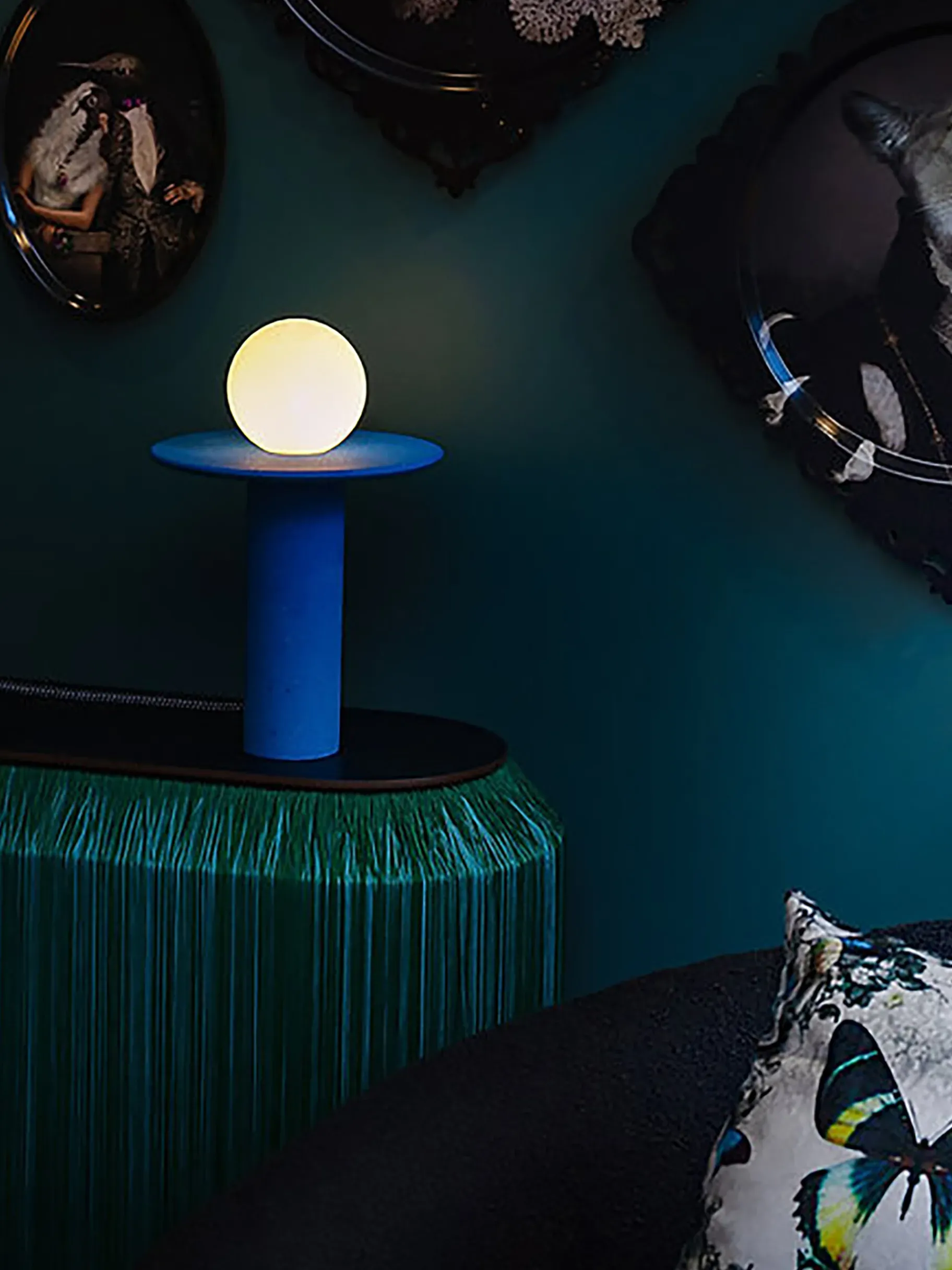 BENSIMON Lampes À Poser<Lampe a poser halo roi h18 - moodli... BLEU