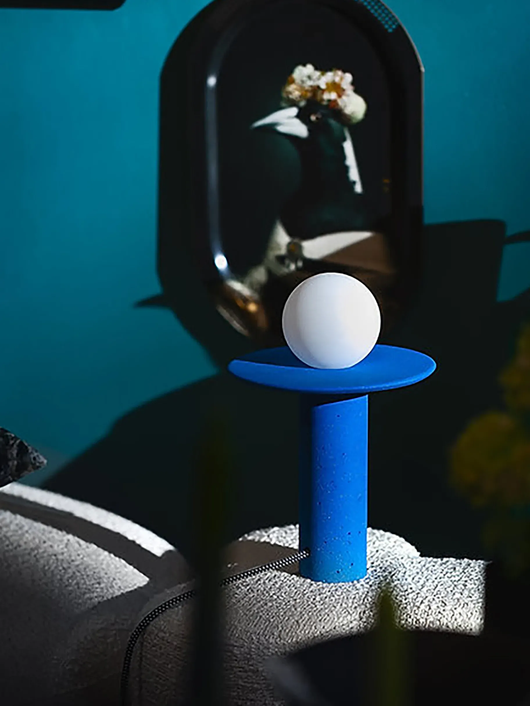 BENSIMON Lampes À Poser<Lampe a poser halo roi h18 - moodli... BLEU