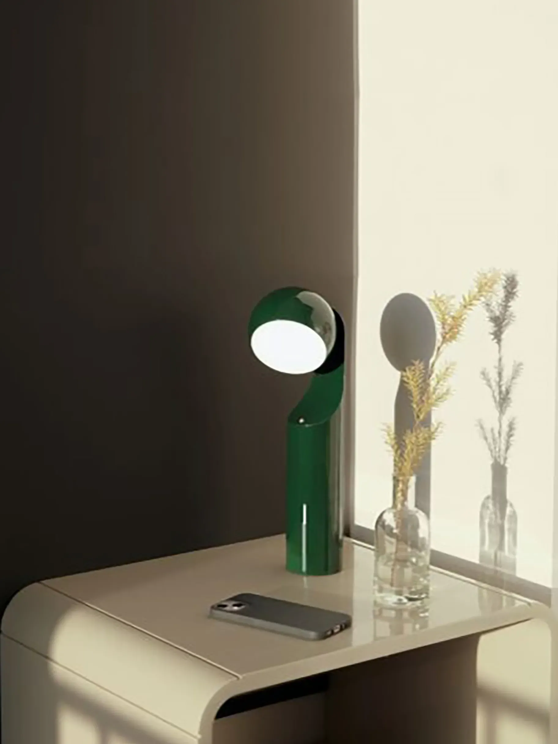 BENSIMON Lampes À Poser<Lampe a poser sans fil rechargeable mono vert foret - house of home #ffffff