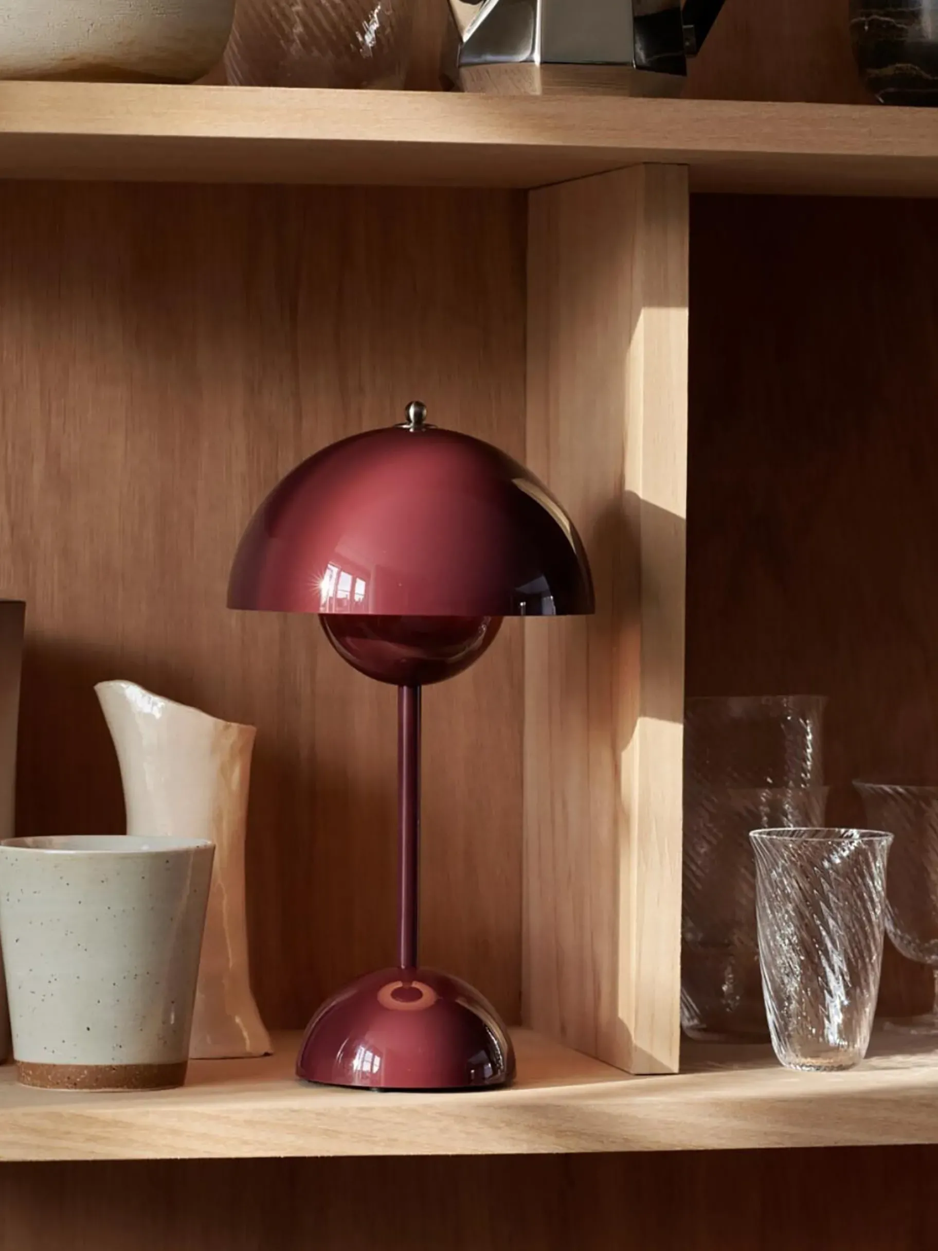 BENSIMON Lampes À Poser<Lampe de table sans fil rechargeable flowerpot vp9 - &tradition PRUNE