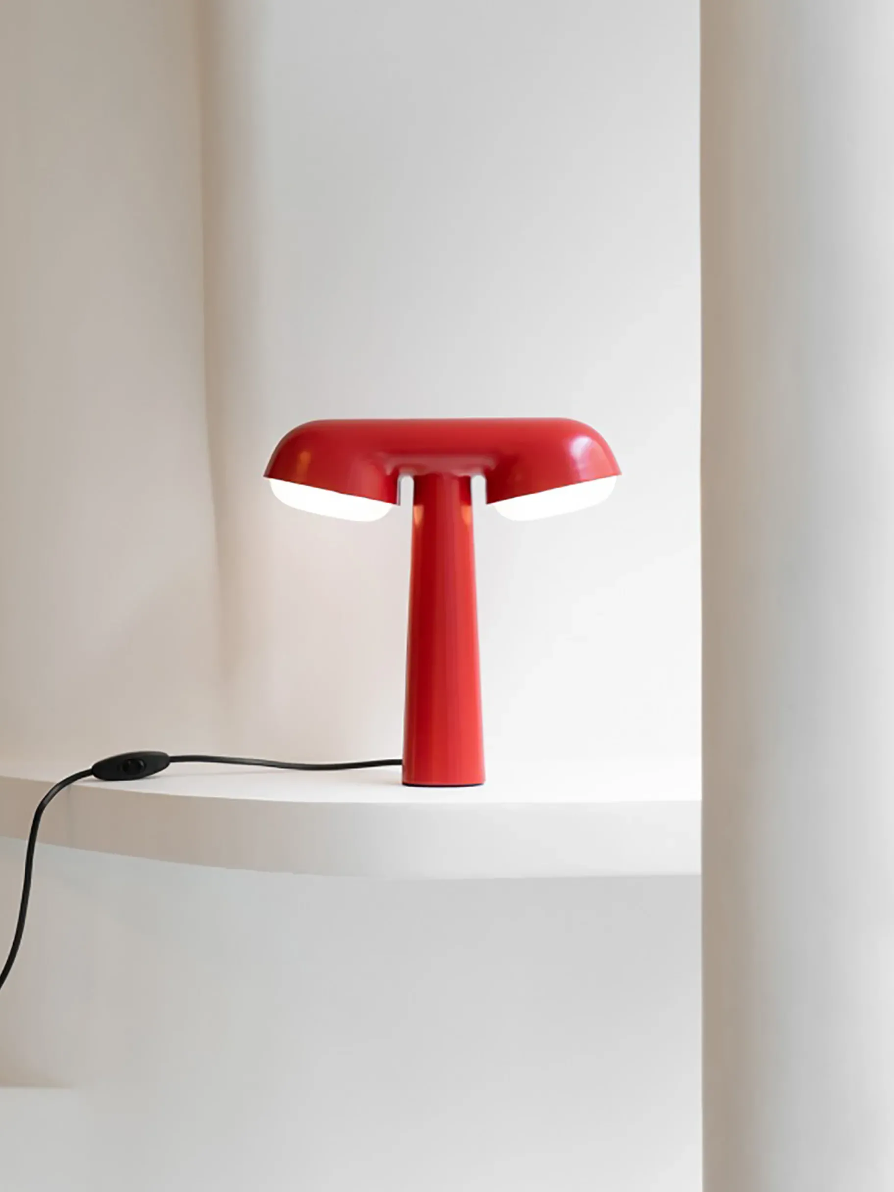 BENSIMON Lampes À Poser<Lampe tgv - moustache ROUGE