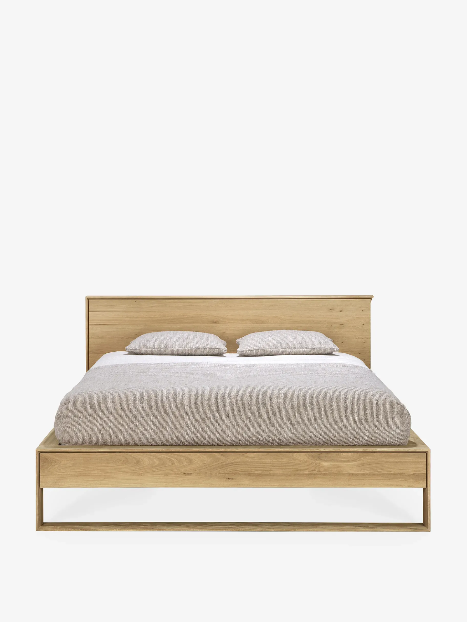BENSIMON Lits & Sommiers<Lit nordic ii chene massif 180x200 cm - ethnicraft #ffffff