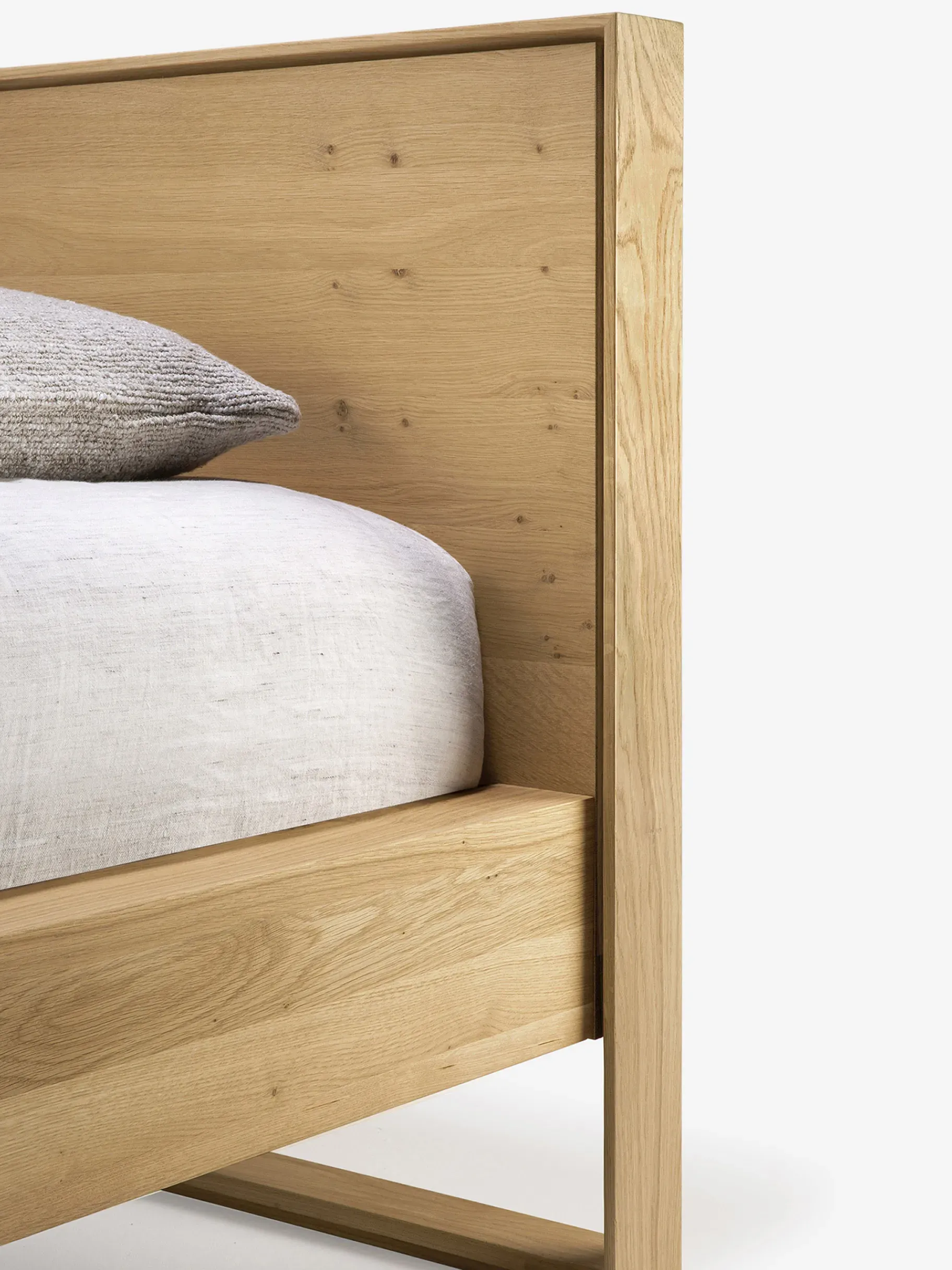 BENSIMON Lits & Sommiers<Lit nordic ii chene massif 180x200 cm - ethnicraft #ffffff