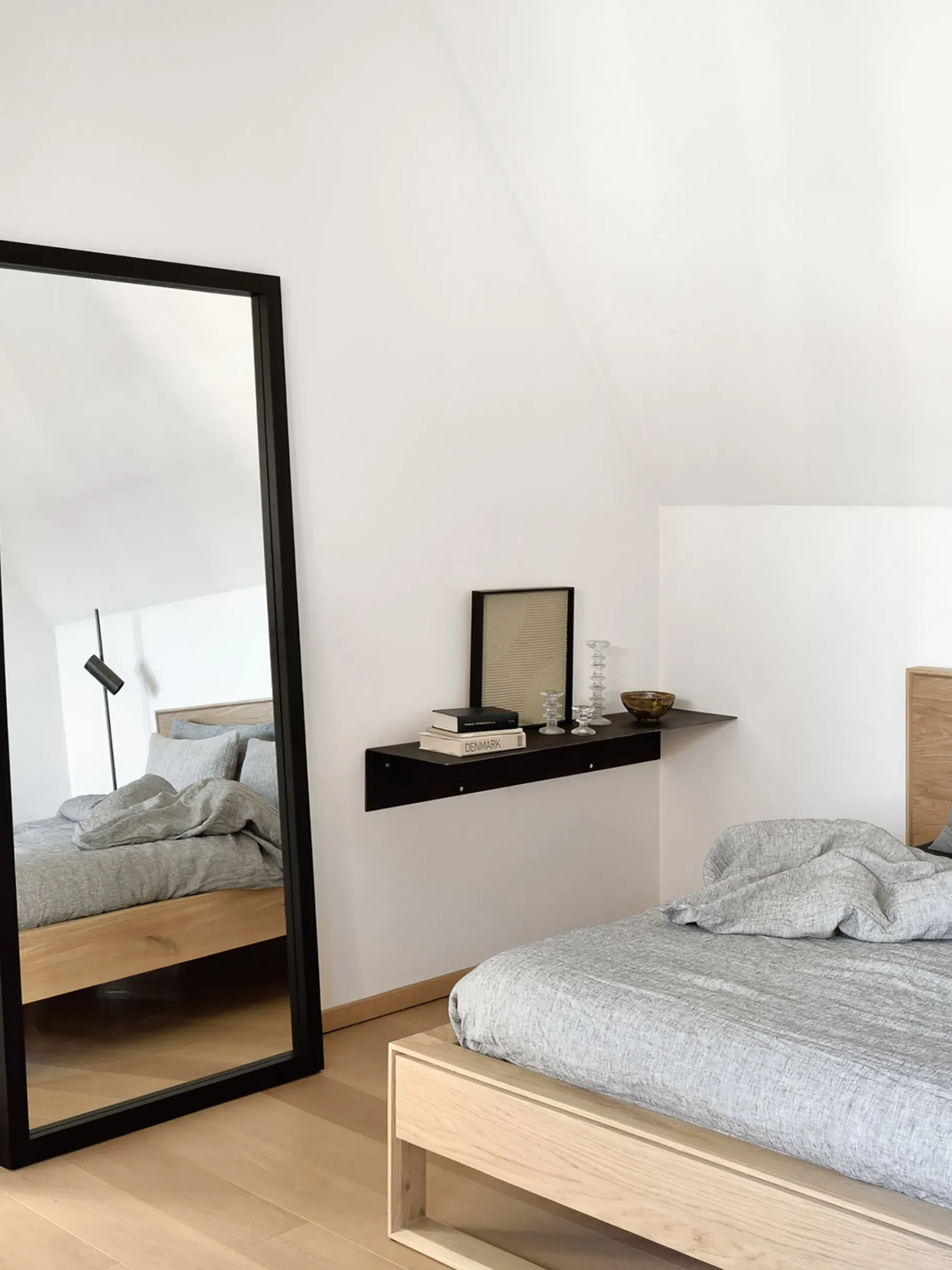 BENSIMON Lits & Sommiers<Lit nordic ii chene massif 180x200 cm - ethnicraft #ffffff