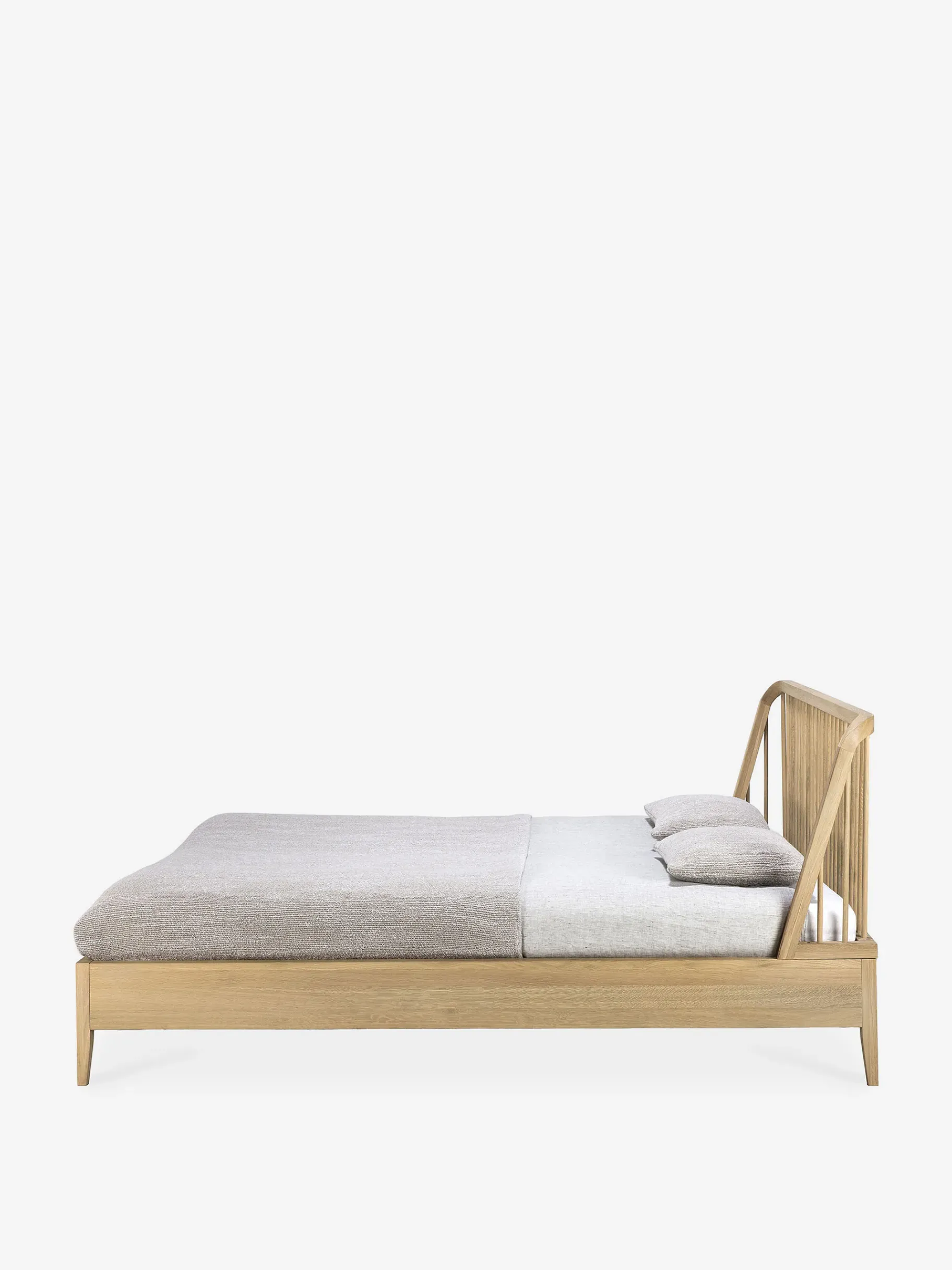 BENSIMON Lits & Sommiers<Lit spindle chene massif 180x200 cm - ethnicraft #ffffff