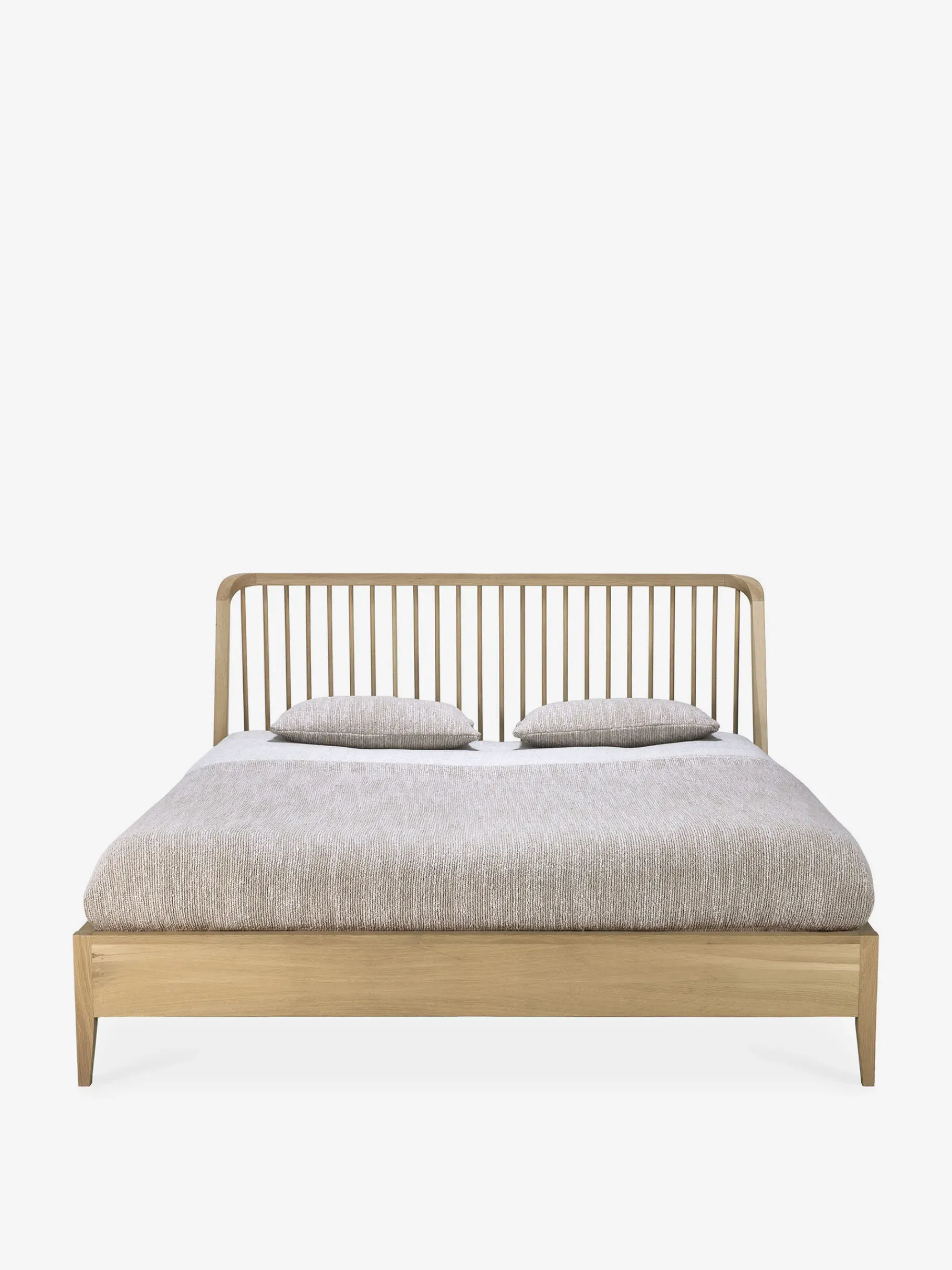 BENSIMON Lits & Sommiers<Lit spindle chene massif 180x200 cm - ethnicraft #ffffff