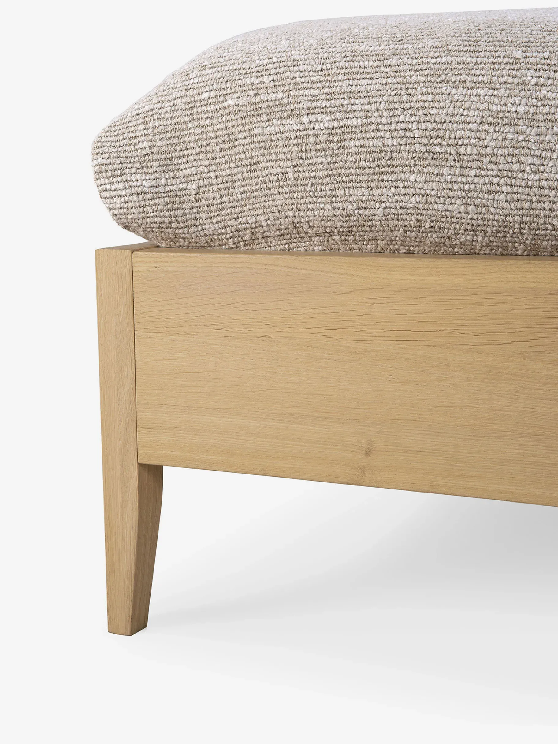 BENSIMON Lits & Sommiers<Lit spindle chene massif 180x200 cm - ethnicraft #ffffff