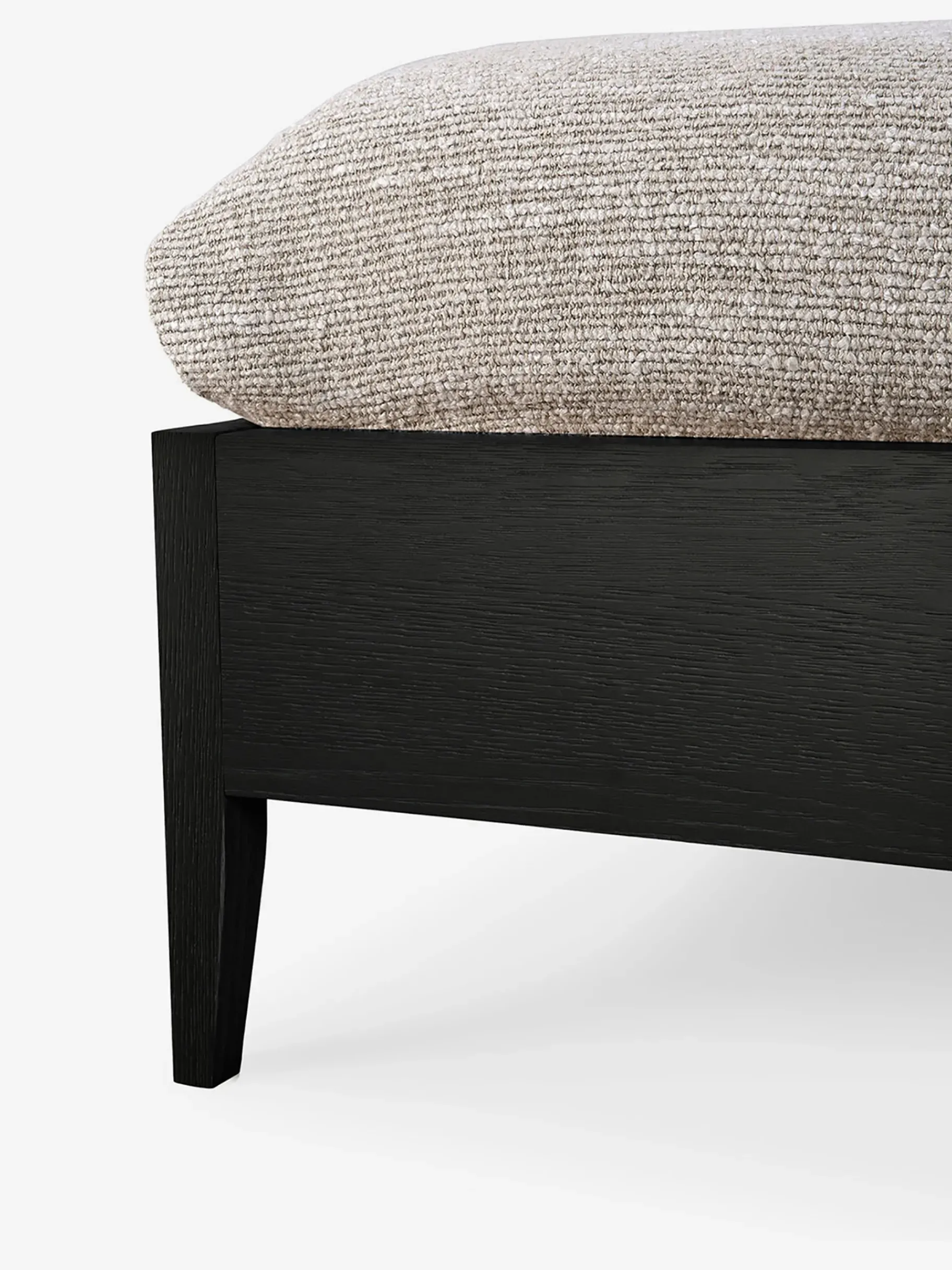 BENSIMON Lits & Sommiers<Lit spindle chene noir 180x200 cm - ethnicraft #ffffff