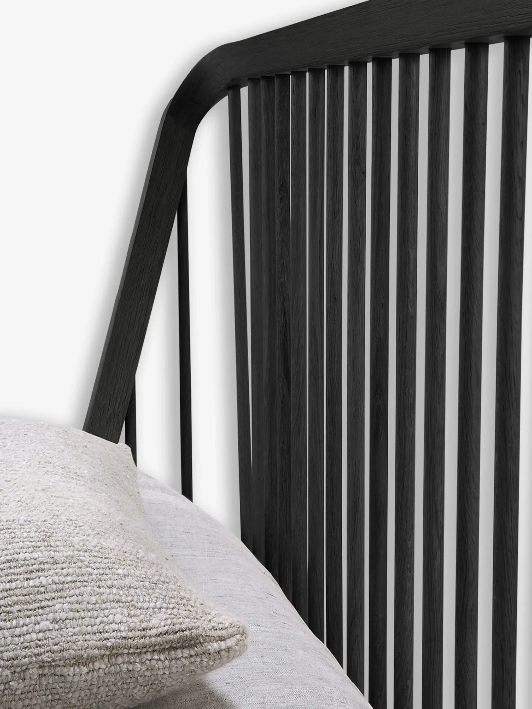 BENSIMON Lits & Sommiers<Lit spindle chene noir 180x200 cm - ethnicraft #ffffff