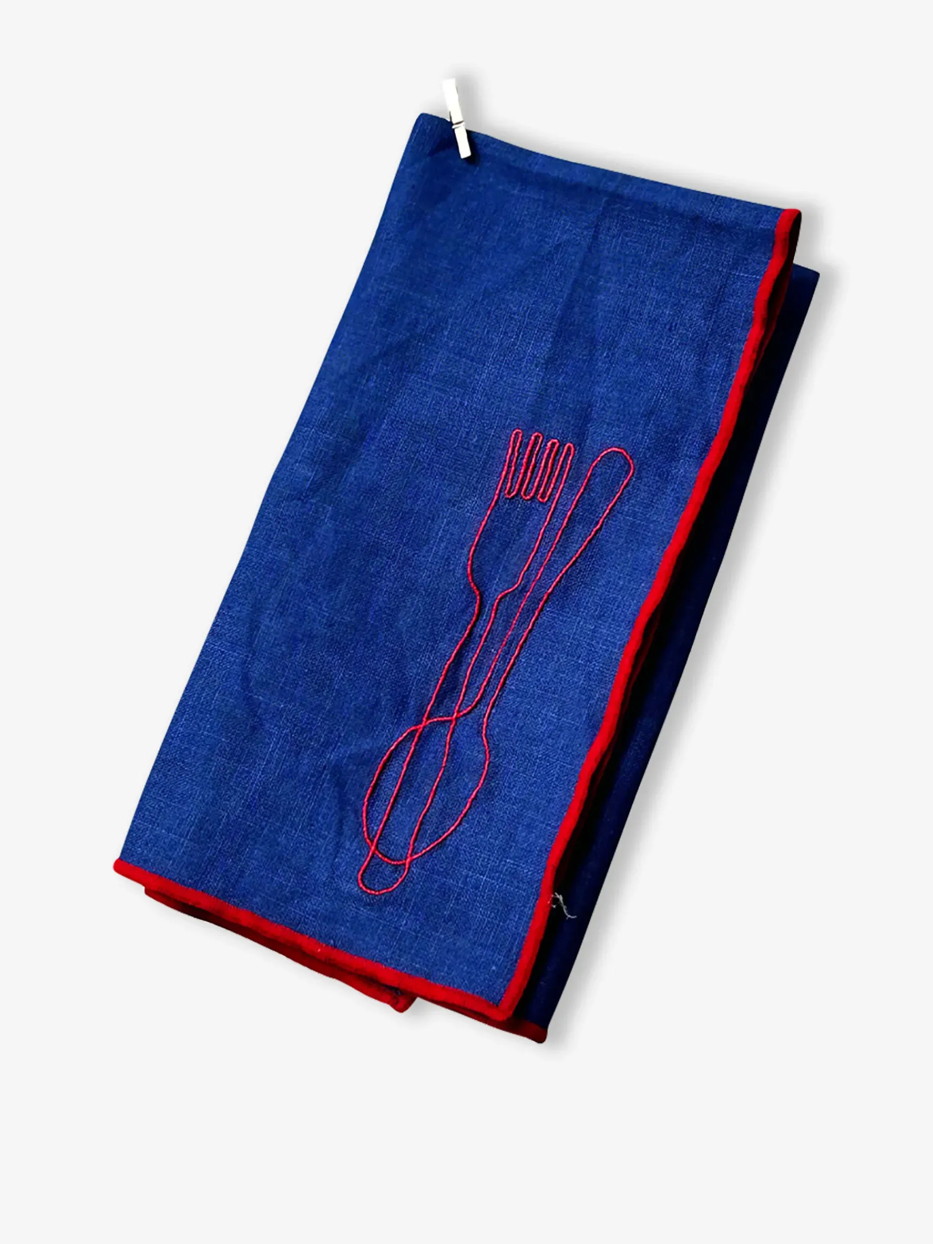 BENSIMON Linge De Maison<Lot de 2 serviettes couverts - the eclectic lifestyle BLEU