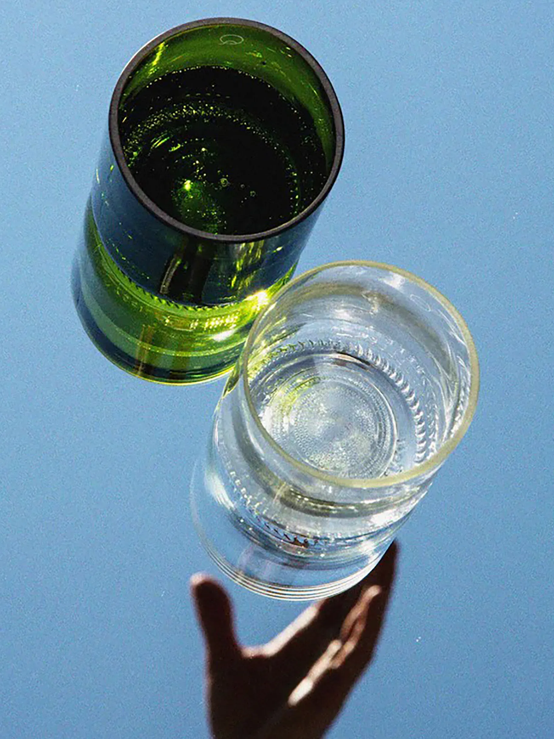 BENSIMON Verres & Carafes<Lot de 4 verres debattre 25cl - q de bouteilles VERT