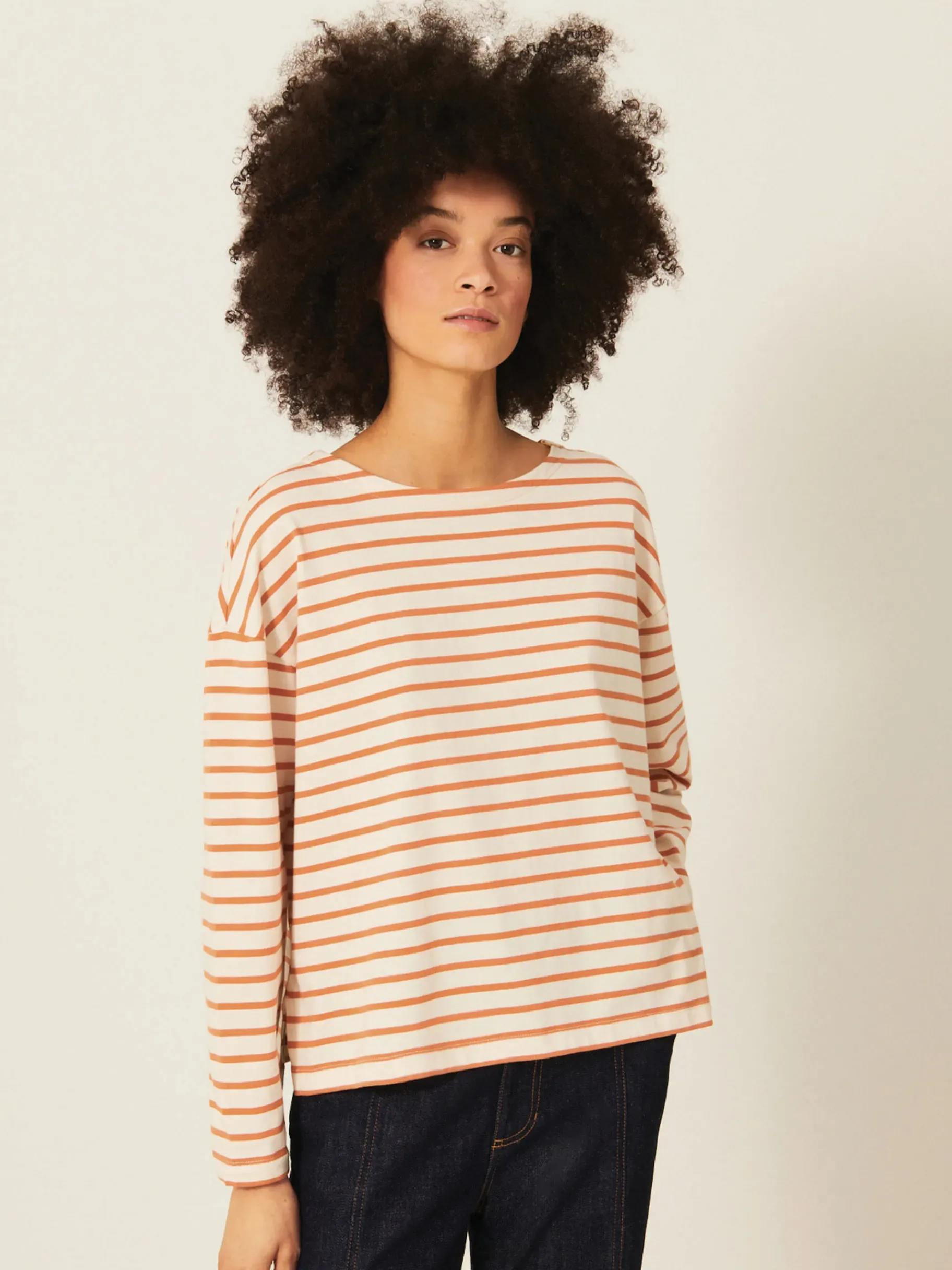 BENSIMON Tops & Chemises<Mariniere loick CREME/TERRACOTTA