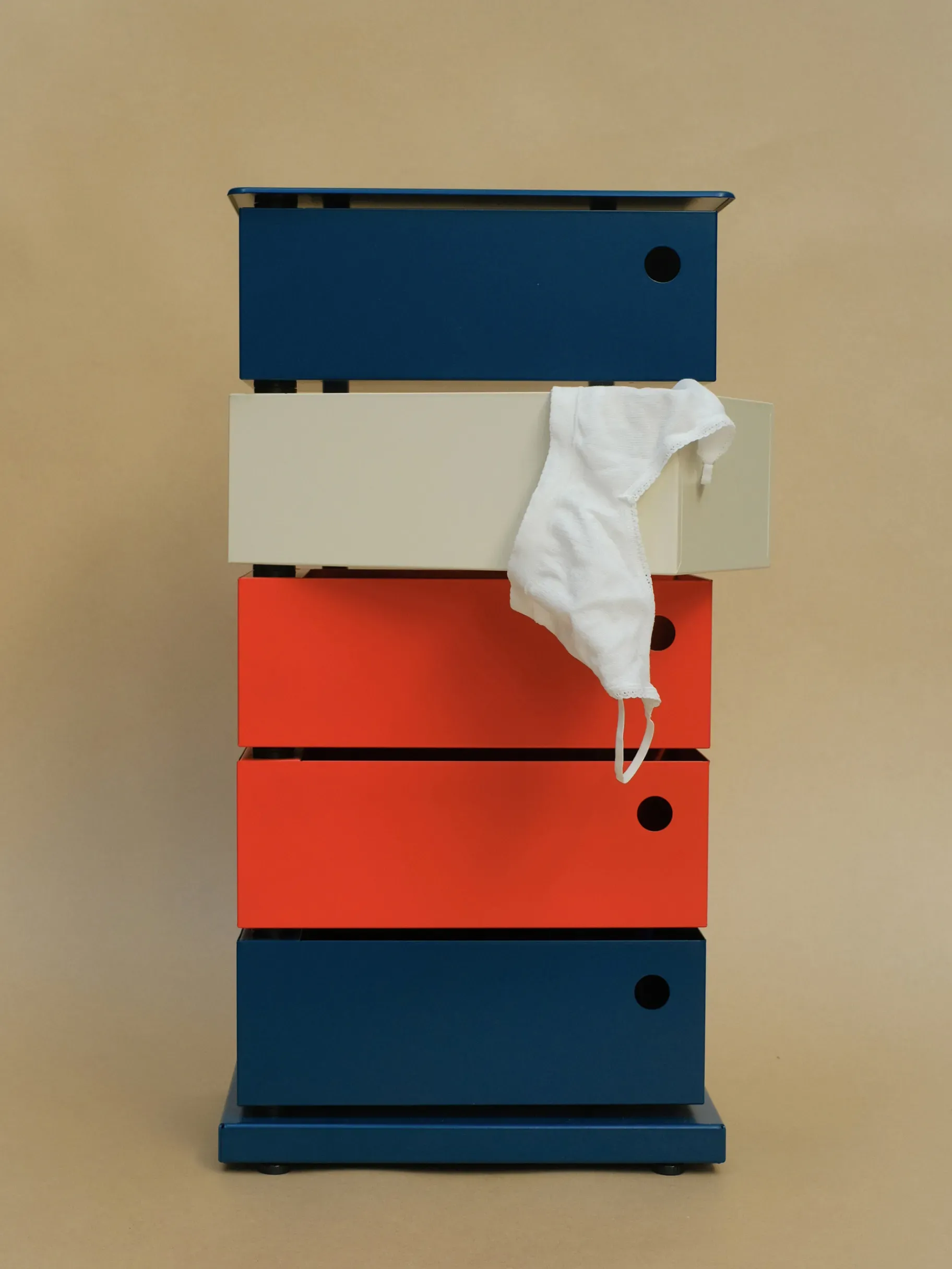 BENSIMON Rangement<Meuble pivotant orange - maison PAON