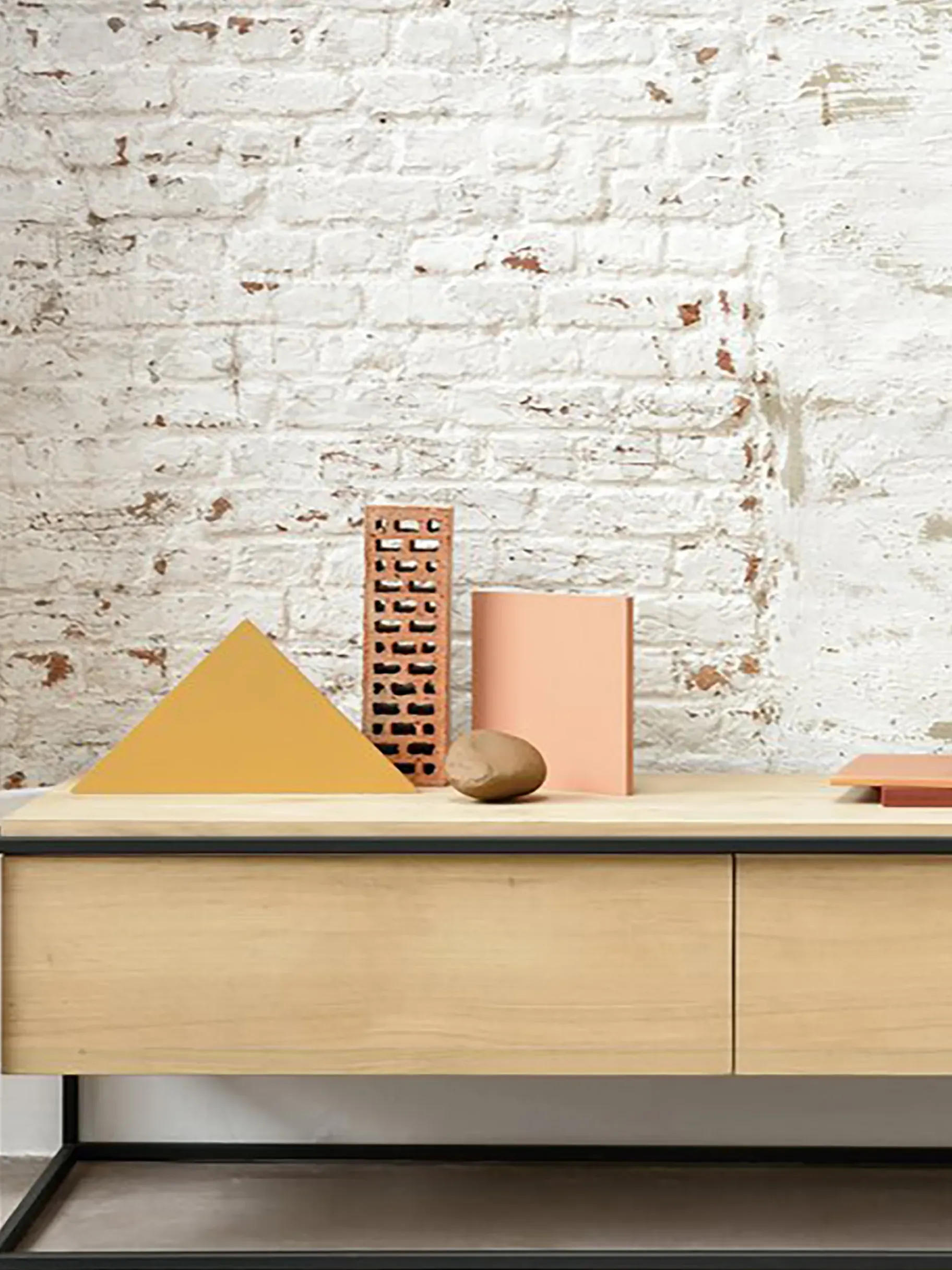 BENSIMON Rangement<Meuble tv monolit chene massif - ethnicraft #ffffff