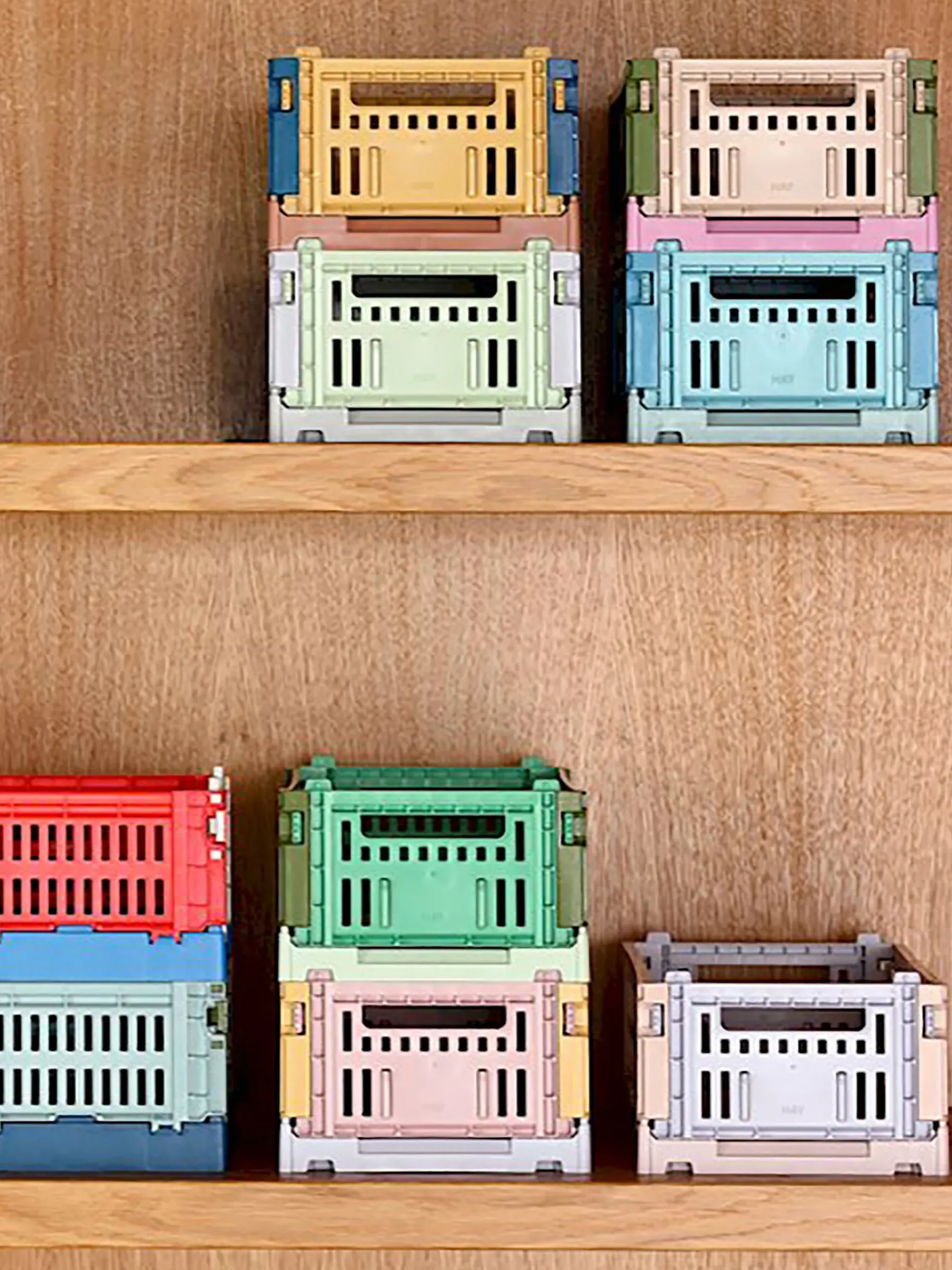 BENSIMON Paniers Et Caisses<Panier colour crate s polypropylene recycle clair - hay BLEU