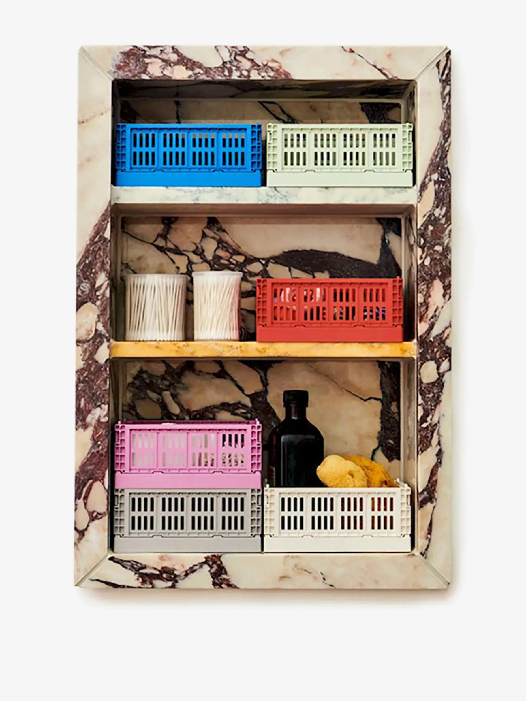 BENSIMON Paniers Et Caisses<Panier colour crate s polypropylene recycle vert - hay BLEU