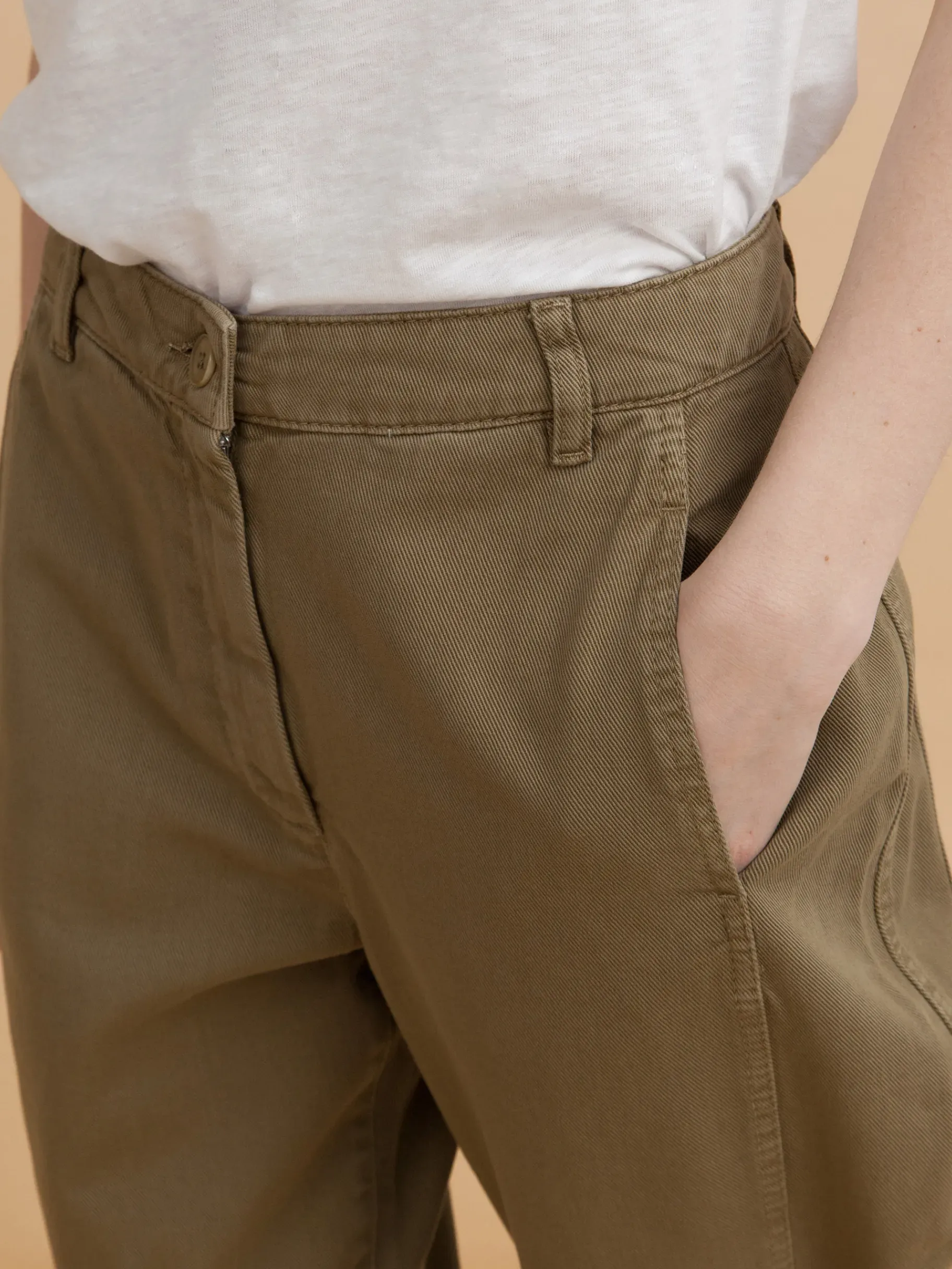 BENSIMON Pantalons<Pantalon eloi KAKI