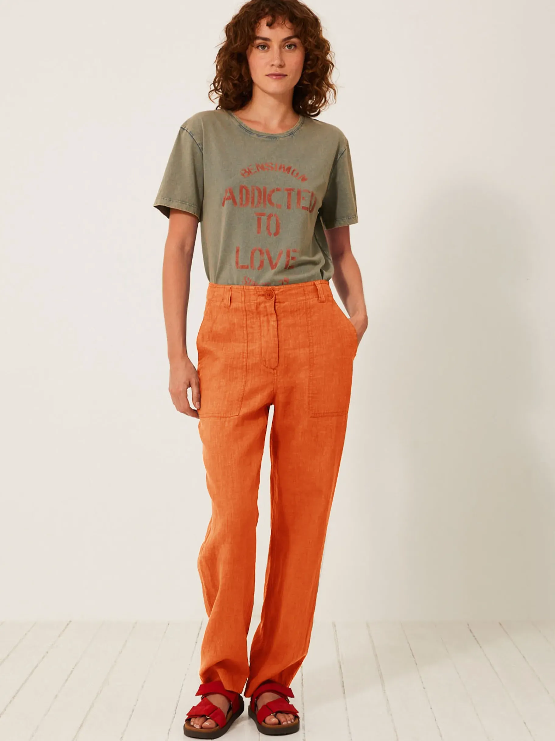 BENSIMON Pantalons<Pantalon hugues TERRACOTTA
