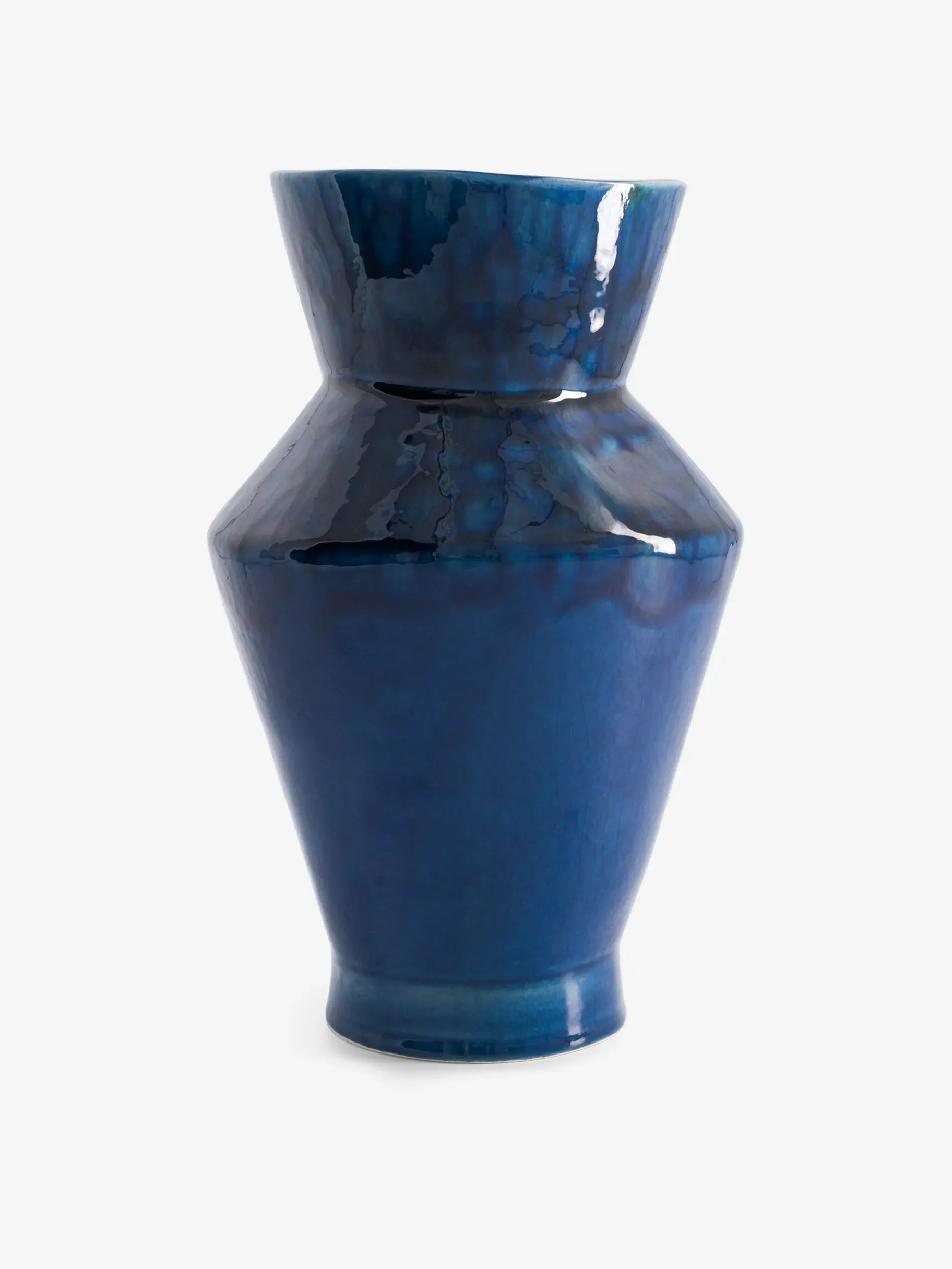 BENSIMON Vases<Petit vase a effet 15x25 cm BLEU