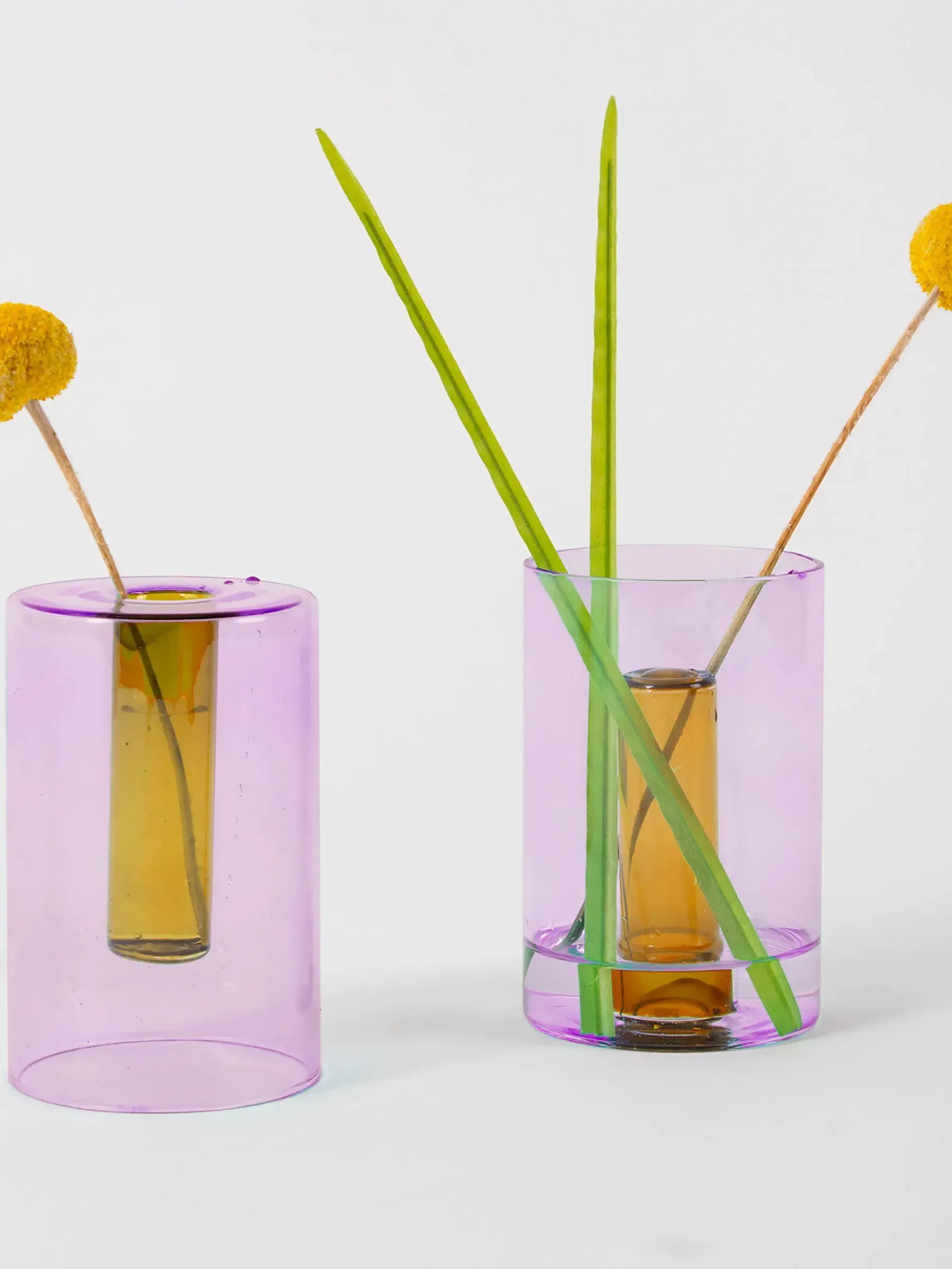 BENSIMON Vases<Petit vase reversible /peche - bloc... LILAS