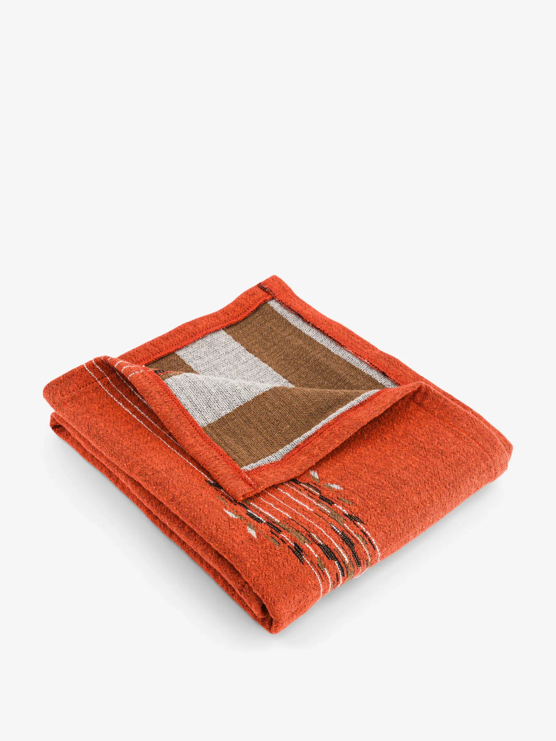 BENSIMON Plaids<Plaid pueblo bi-face 140x200 multico MULTICOLORE