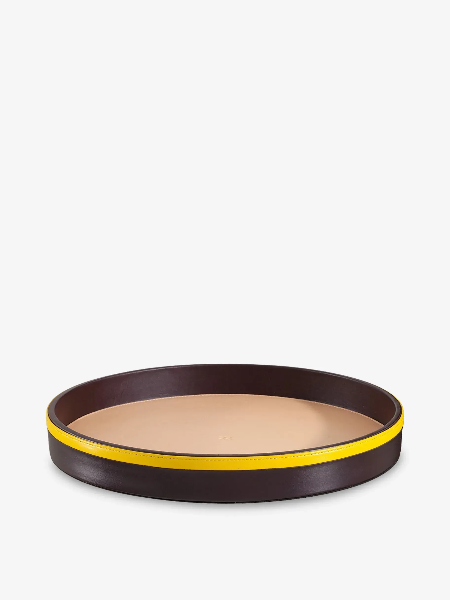 BENSIMON Plats & Saladiers|Objets Décoratifs<Plateau en cuir beige - das goodshaus BORDEAUX