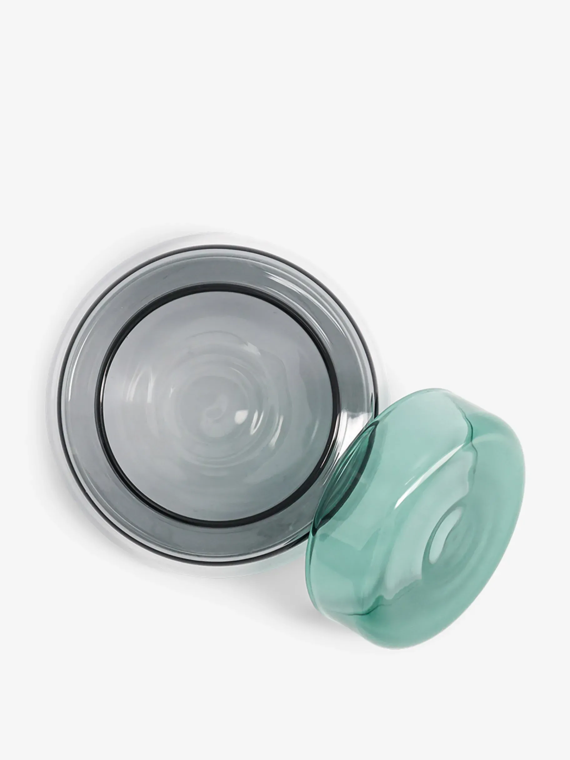 BENSIMON Vases|Objets Décoratifs<Pot bicolore gris emeraude GRIS FUME