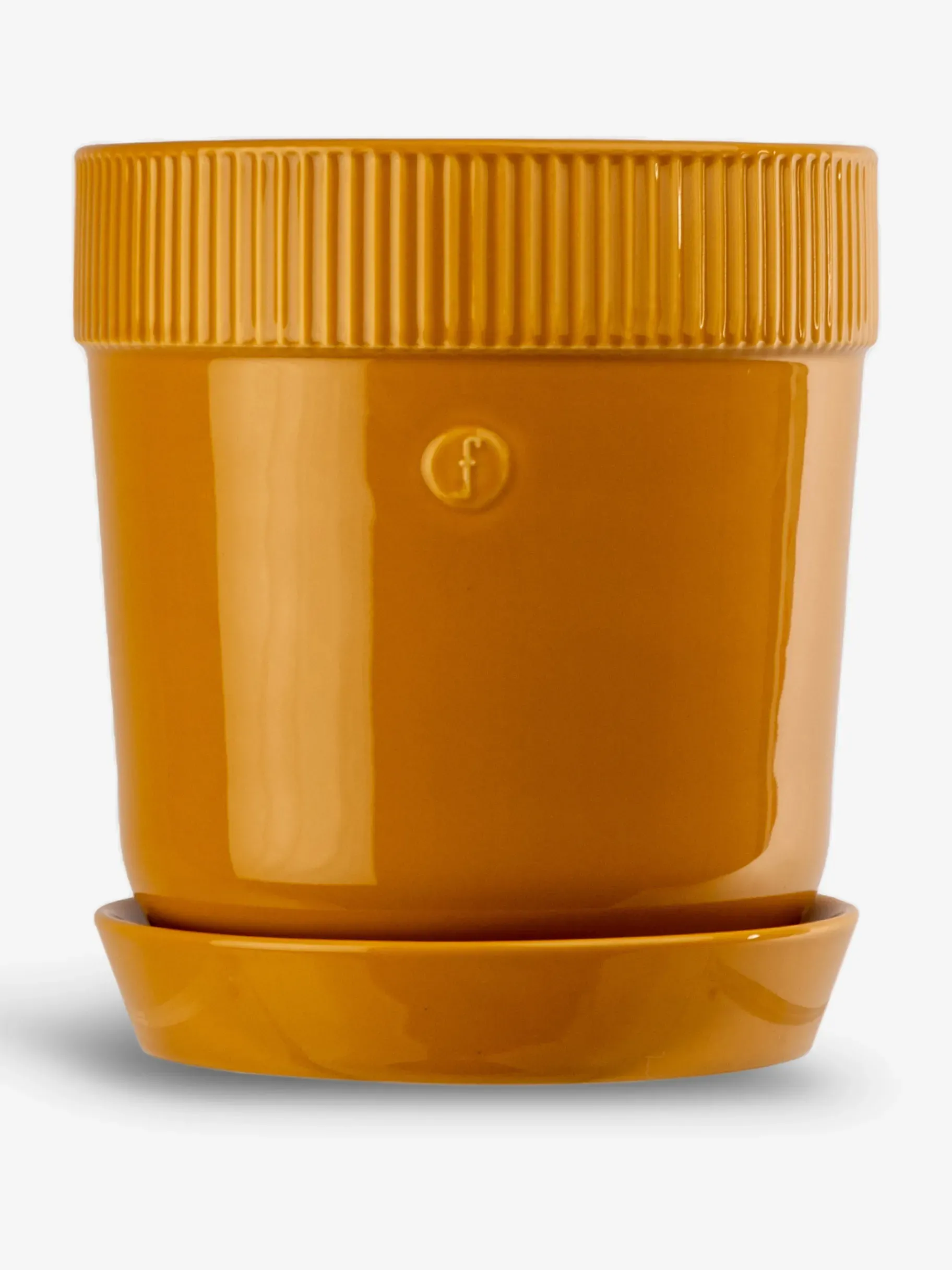 BENSIMON Vases|Objets Décoratifs<Pot plante m gres gres 17x19cm ... MOUTARDE