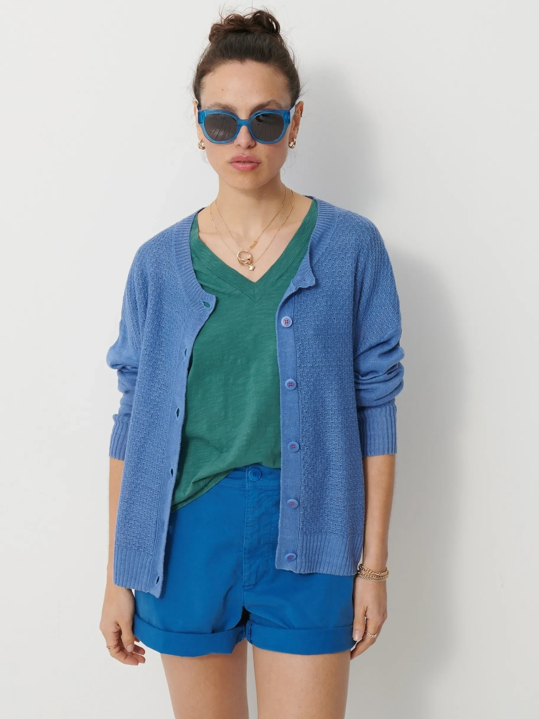 BENSIMON Pulls, Sweats & Gilets<Pull jill BLEU GRISE