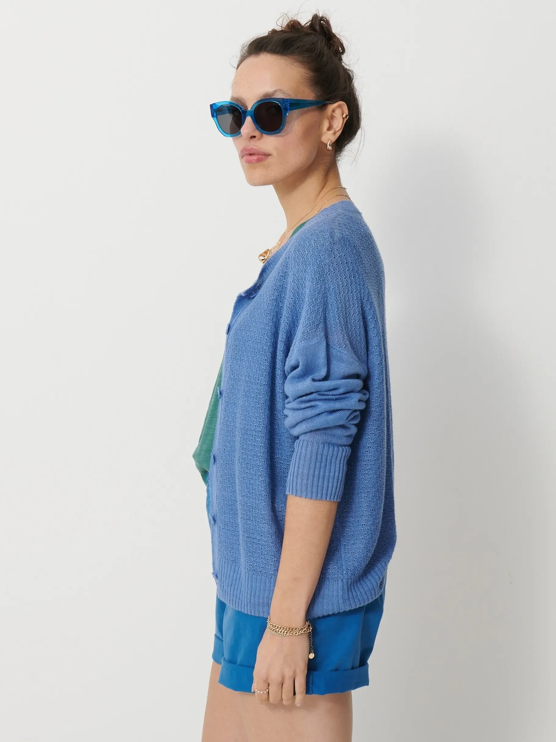 BENSIMON Pulls, Sweats & Gilets<Pull jill BLEU GRISE