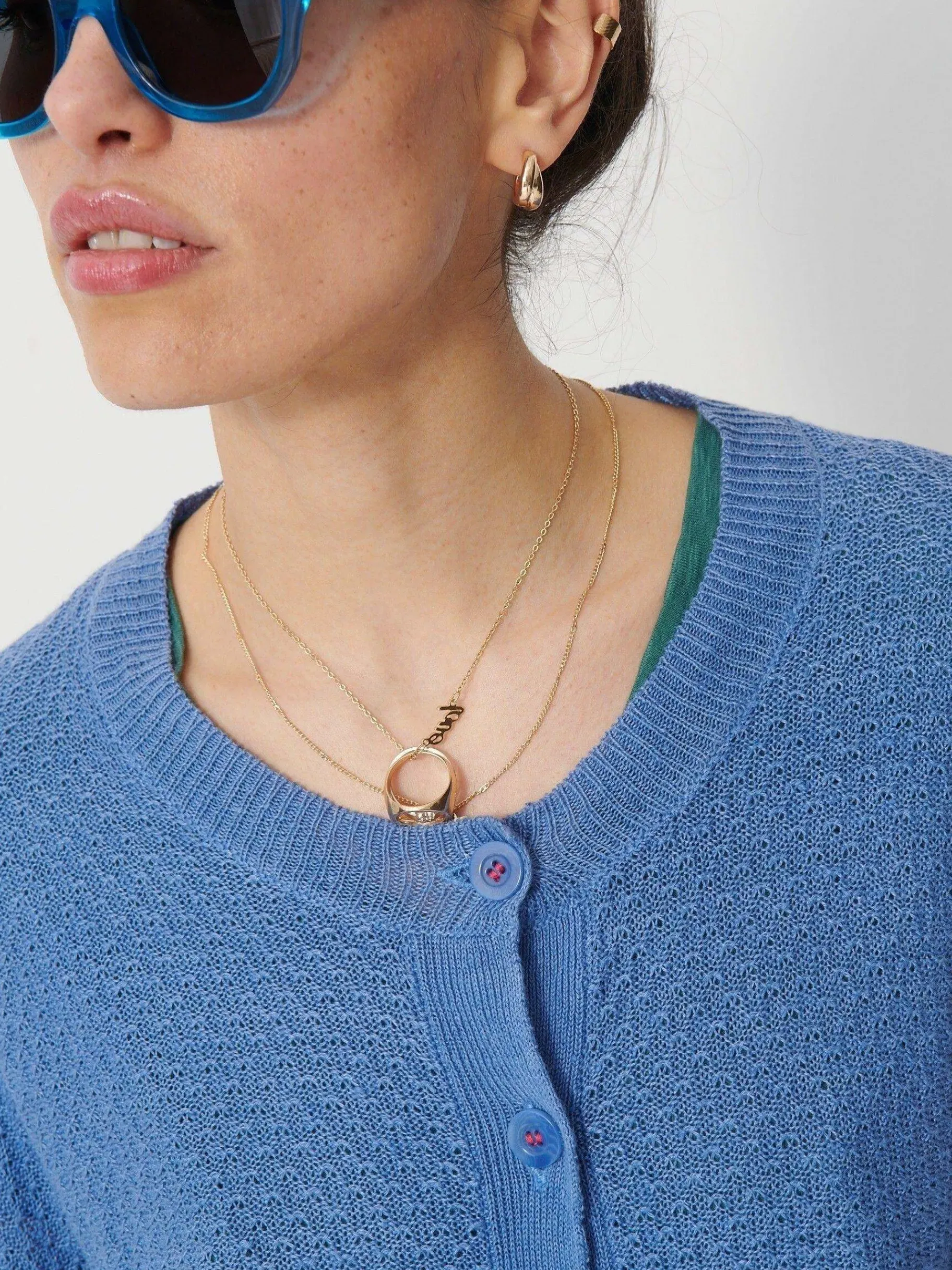 BENSIMON Pulls, Sweats & Gilets<Pull jill BLEU GRISE