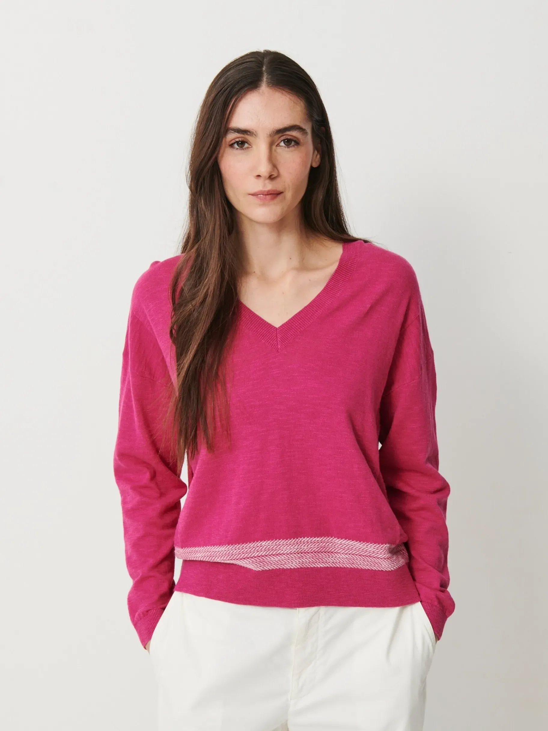 BENSIMON Pulls, Sweats & Gilets<Pull malo FUSHIA