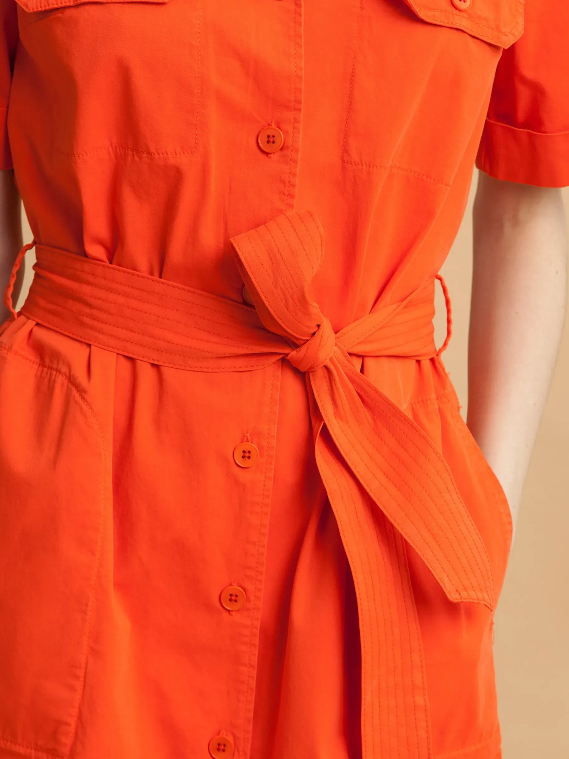 BENSIMON Robes & Combis<Robe dauphine COQUELICOT