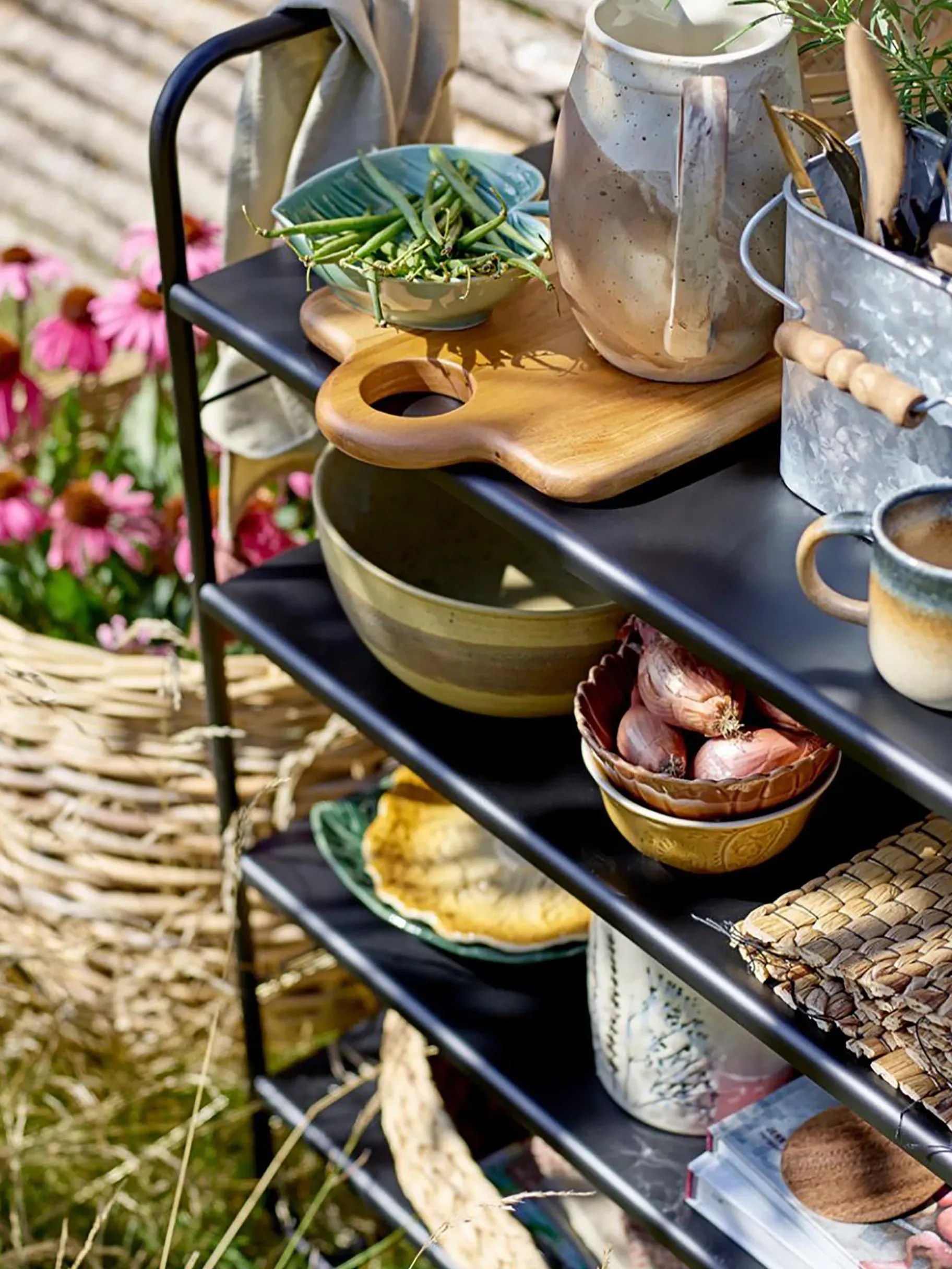 BENSIMON Plats & Saladiers<Saladier solange gres - blooming... NATUREL