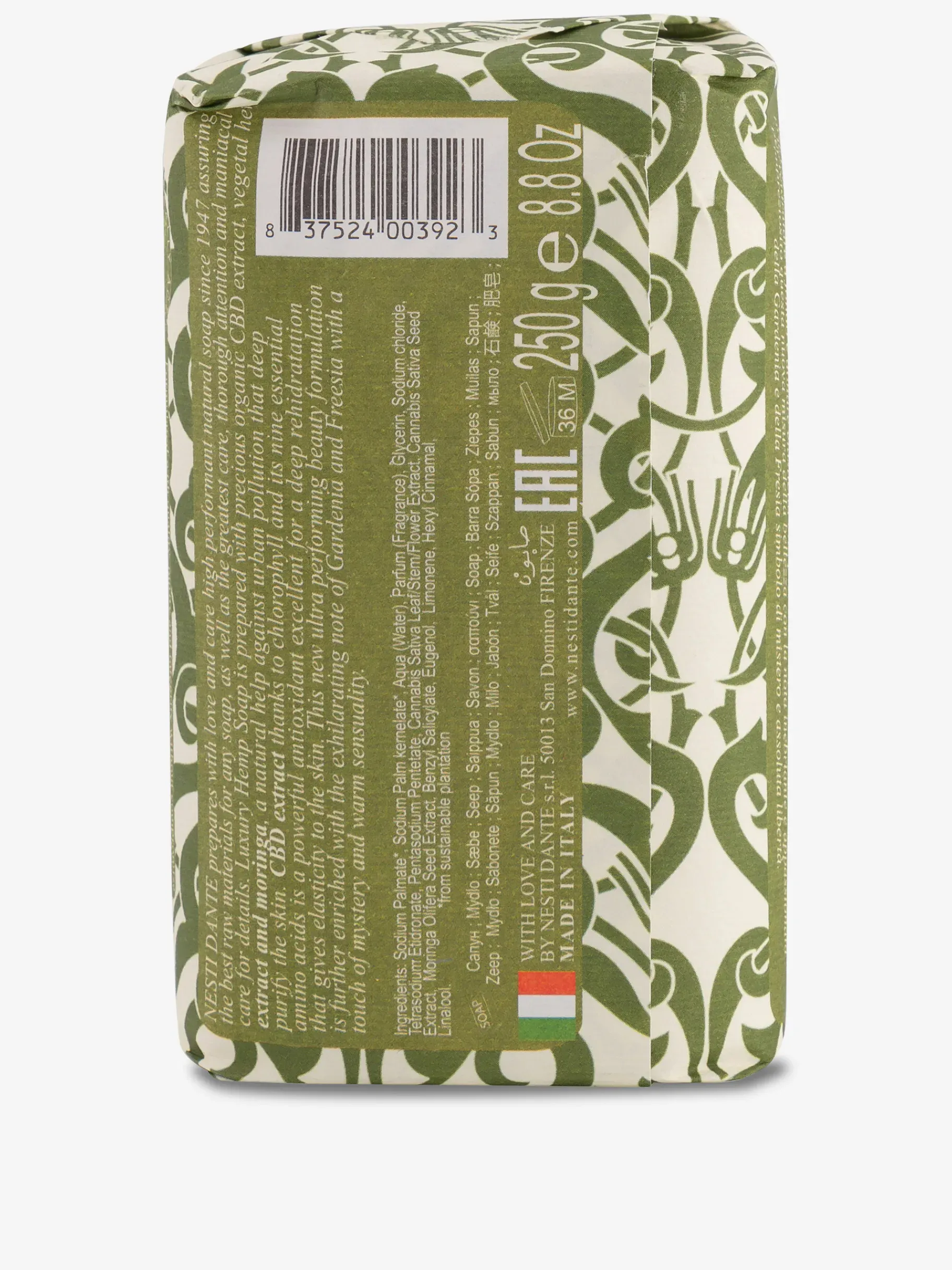 BENSIMON Senteurs<Savon chanvre hemp anti oxydant - nesti dante VERT